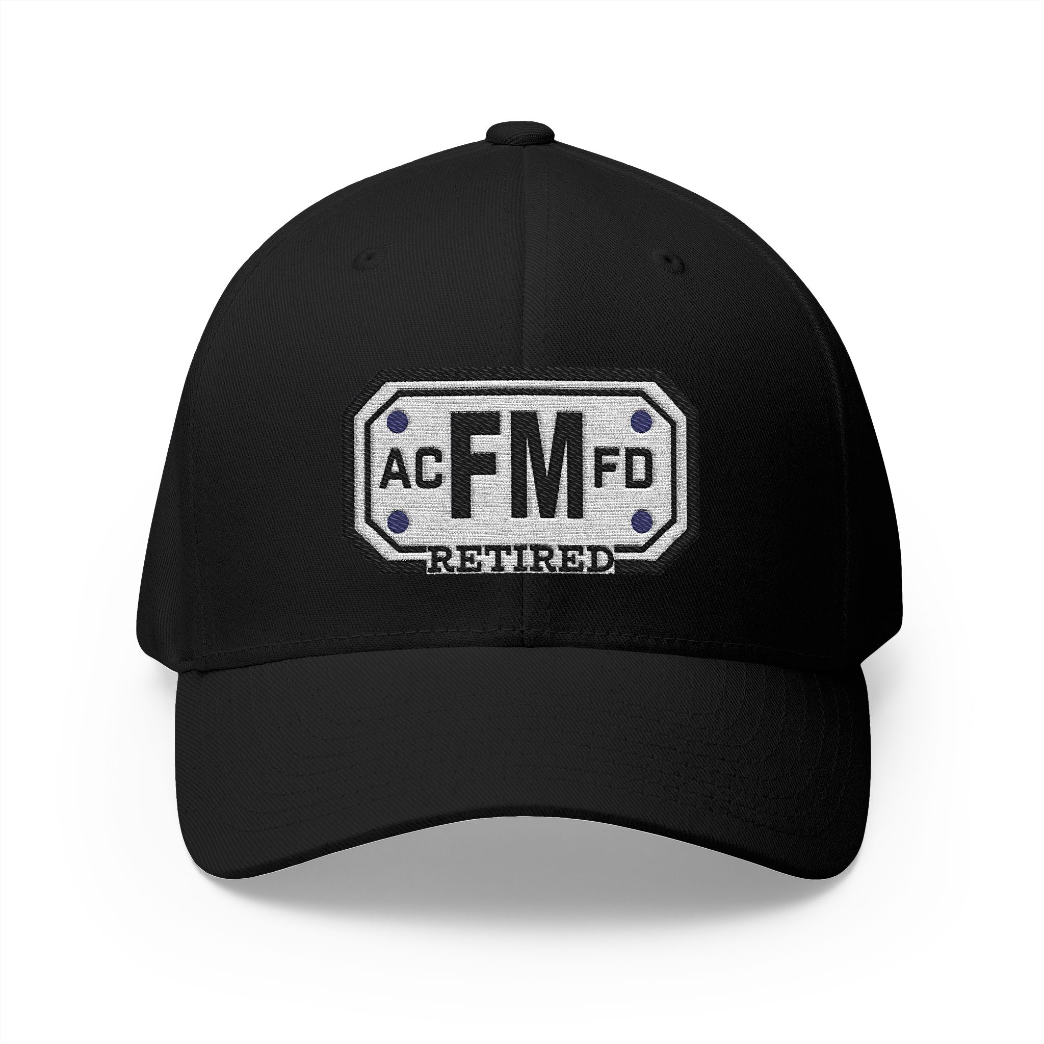 Retired Arlington Fire Marshal - FLEXFIT Closed-Back Structured Cap (Embroidery)