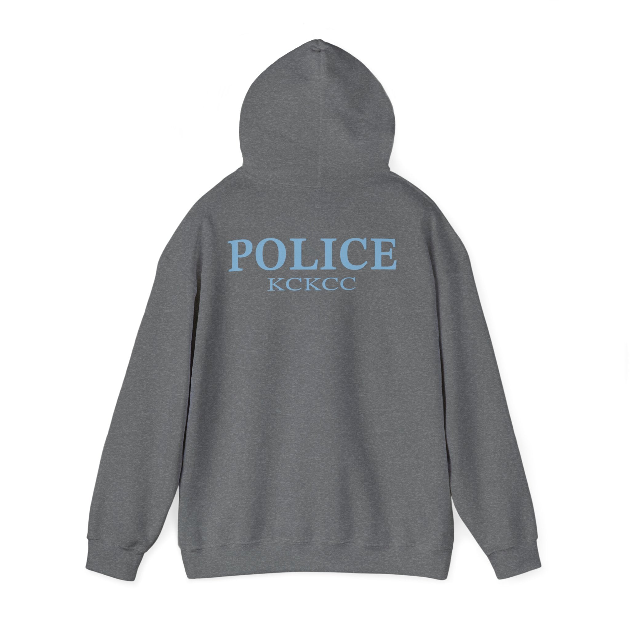 Kansas City College Police Blue Patch - Unisex Heavy Blend™ Hooded Sweatshirt