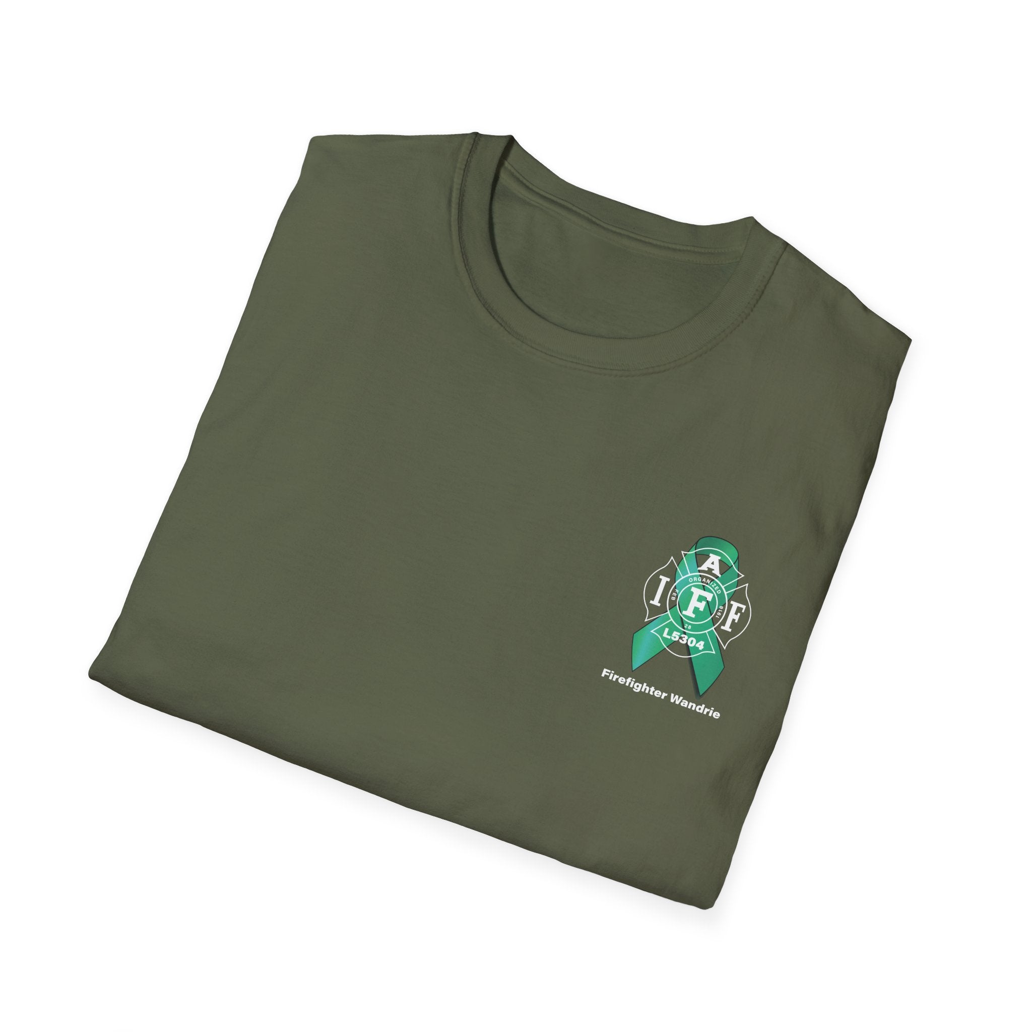 Clark County Firefighter Wandrie Support - Gildan Soft Cotton Softstyle T-Shirt