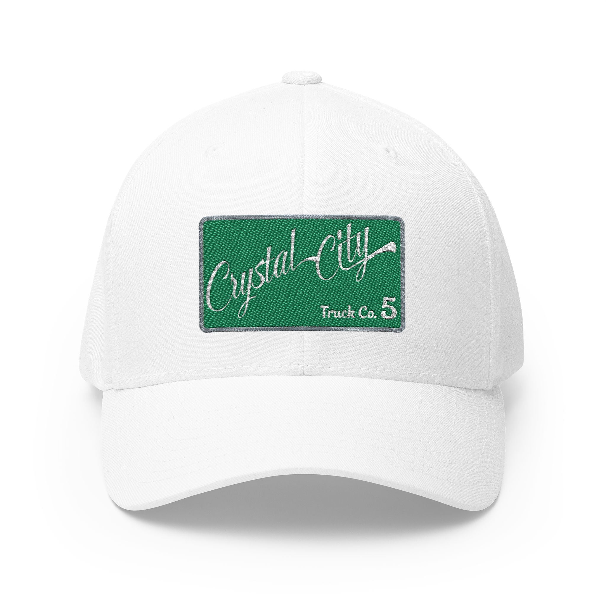 Arlington Crystal City Truck 5 - FLEXFIT Closed-Back Structured Cap (Embroidery)