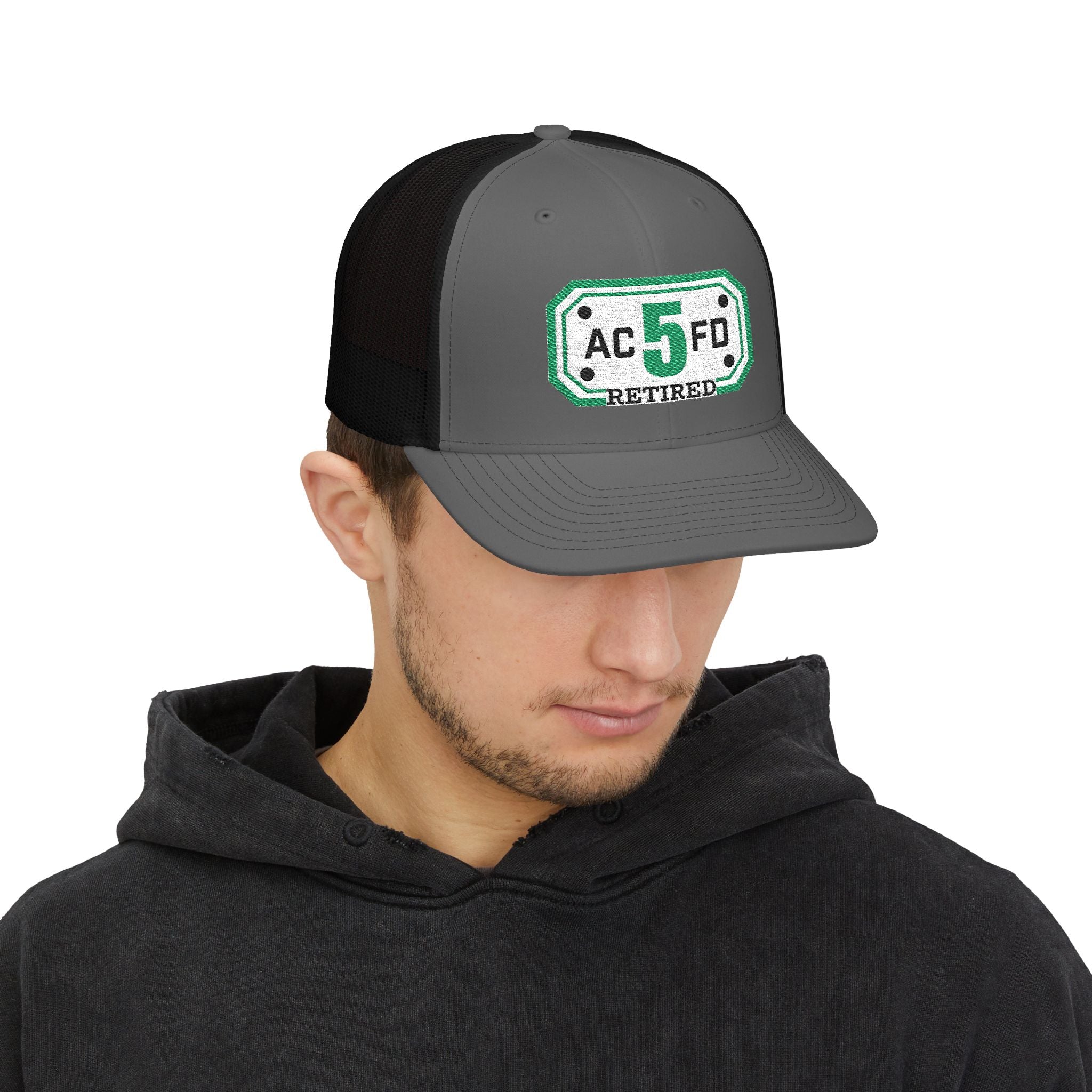 Retired ACFD Truck 5 - Snapback Trucker (Richardson 112 Style Hat)