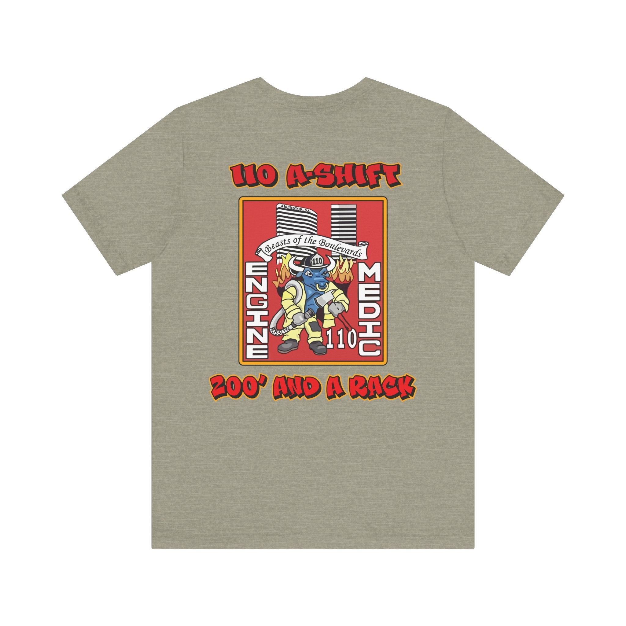 110 A-Shift Shirt Arlington - Bella+Canvas Soft Unisex Tee