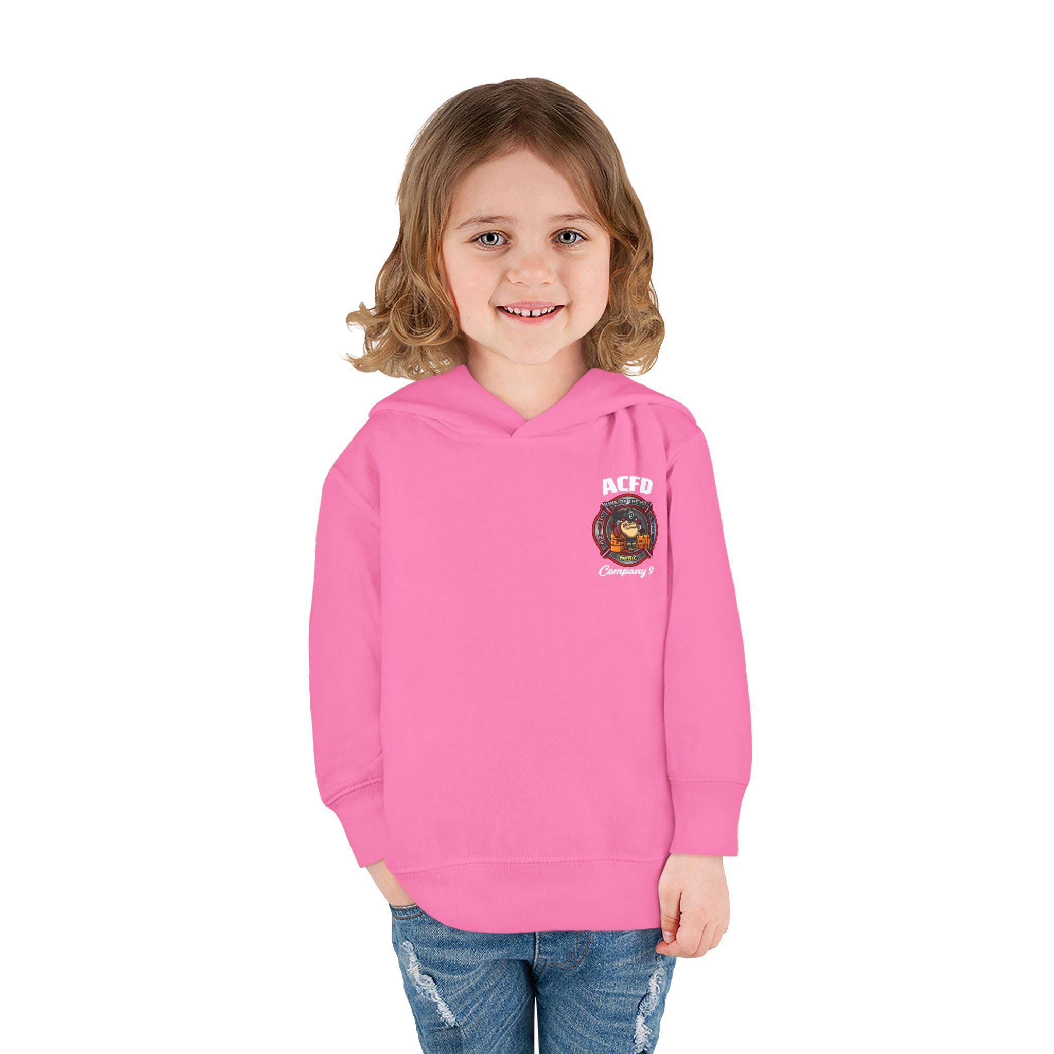 Station 9 Engine - Toddler Pullover Fleece Hoodie