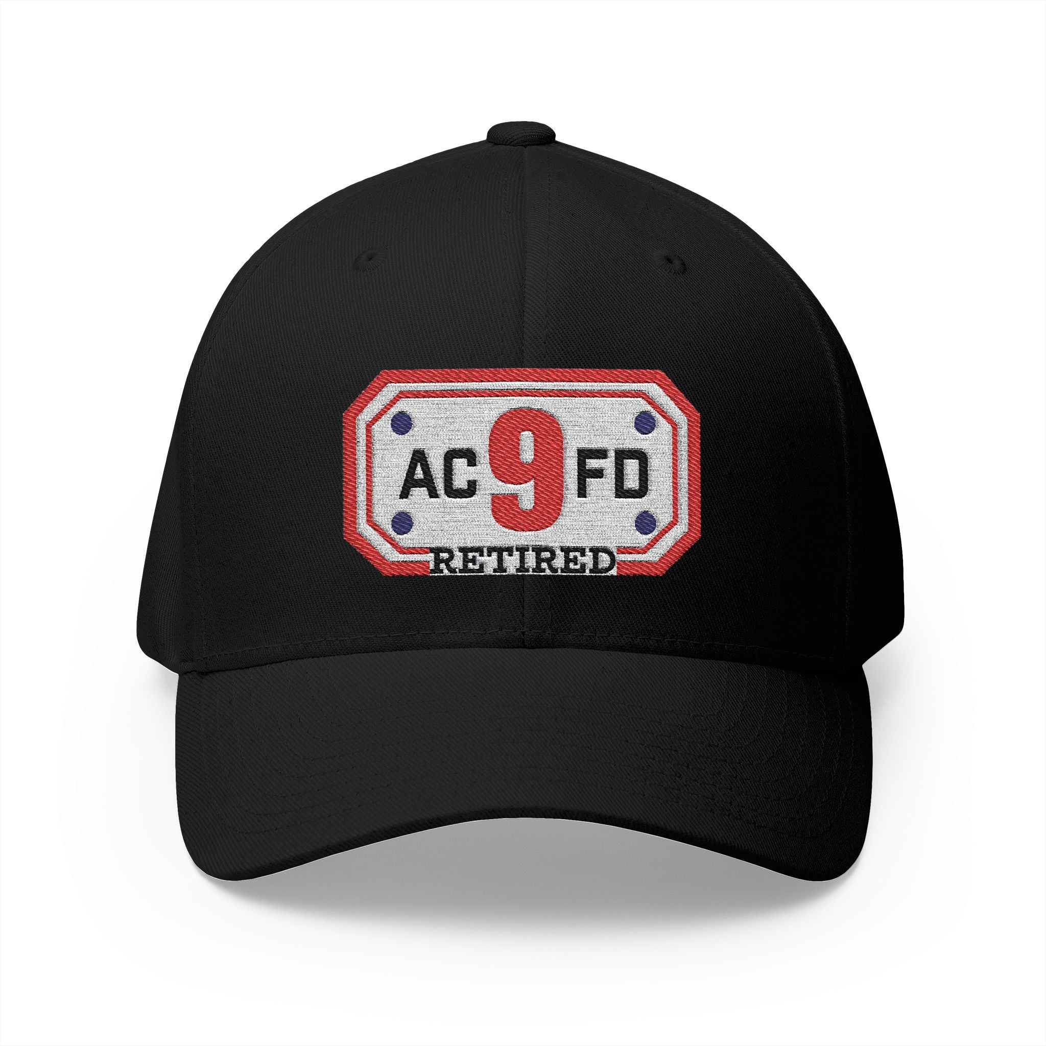 Retired Arlington Engine 9 - FLEXFIT Closed-Back Structured Cap (Embroidery)