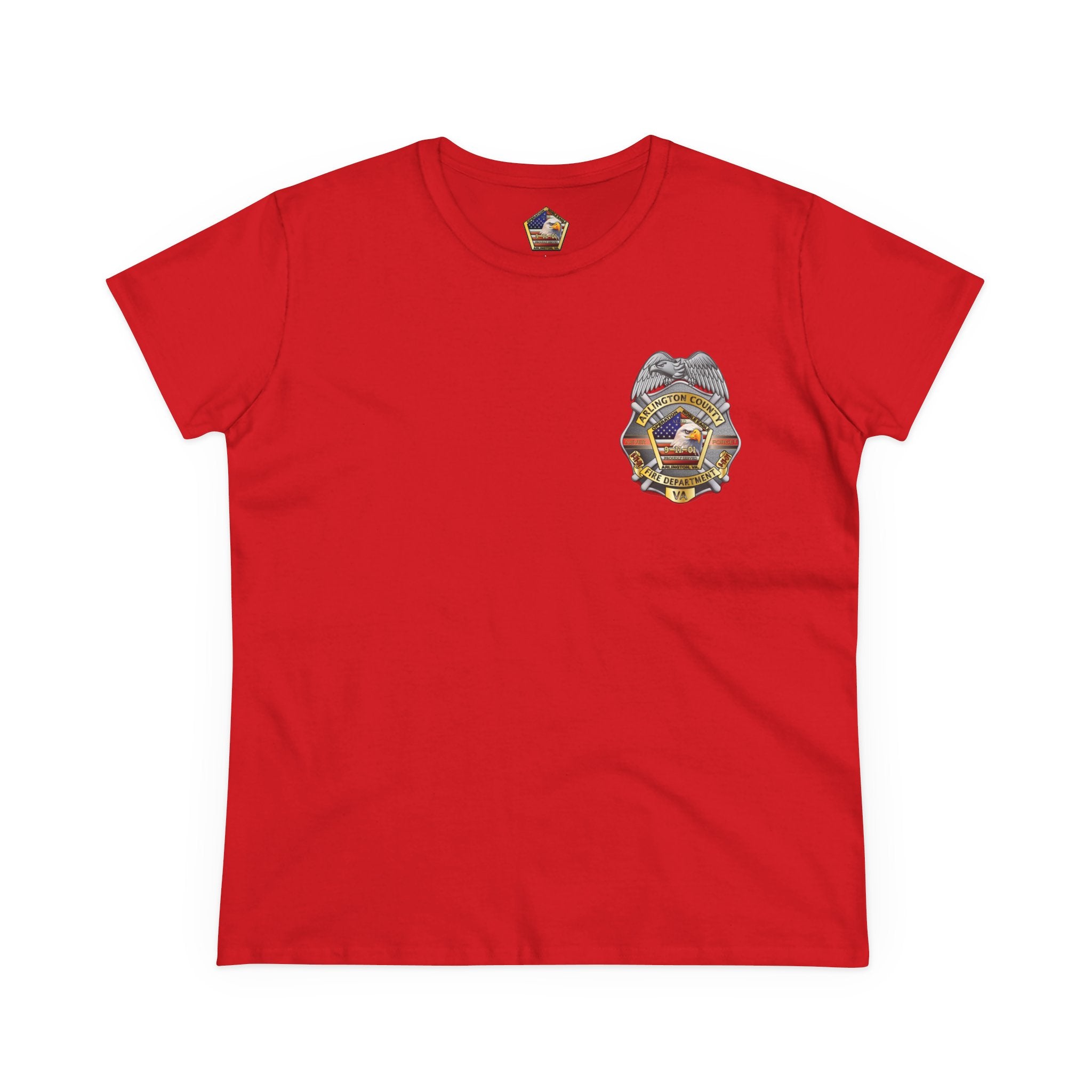 Arlington Badge / Operation Noble Eagle - Gildan Women's Midweight Cotton Tee