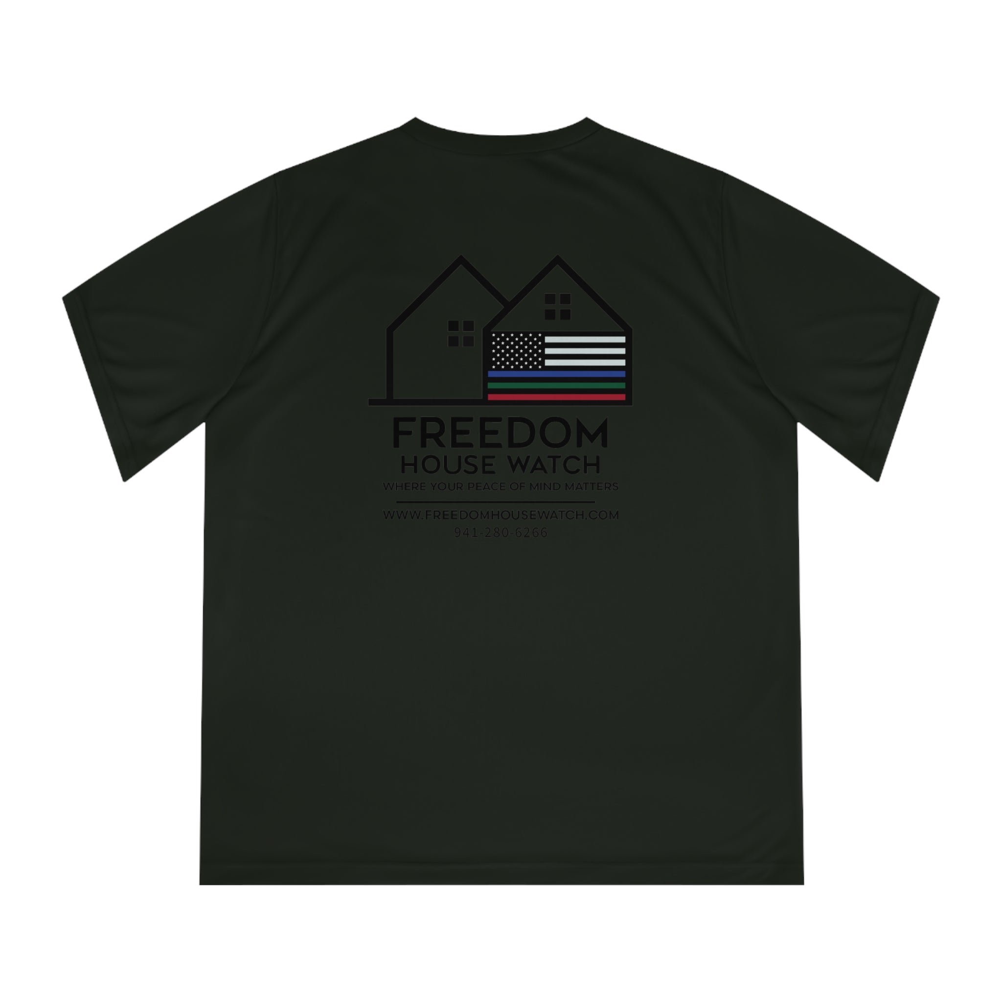 Freedom House Watch - Women's Performance V-Neck T-Shirt