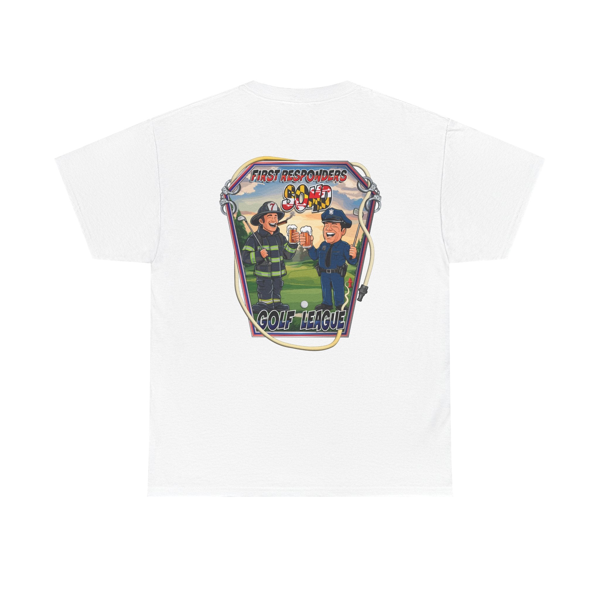 SOMD First Responder Golf - Heavy Cotton Tee