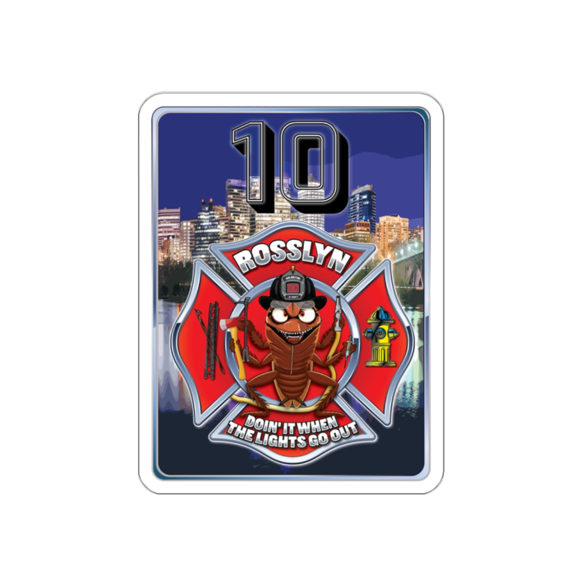 Die-Cut Stickers - Arlington Station 10 B-Shift