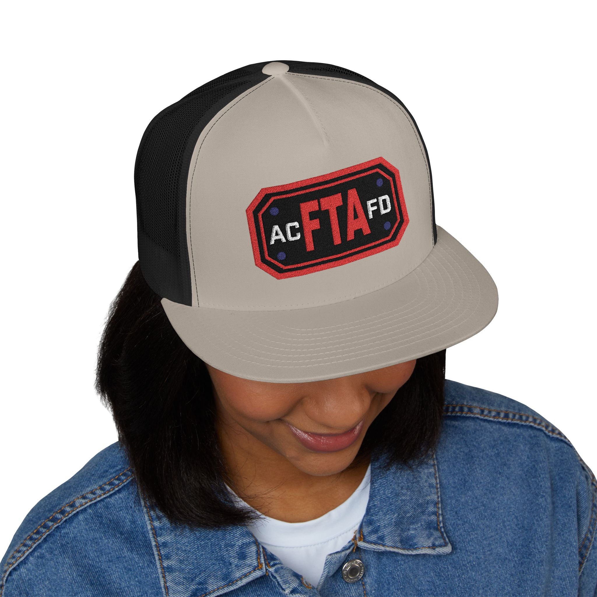 Arlington FTA (Fire Training Academy) - 5 Panel Trucker Cap (Embroidery)