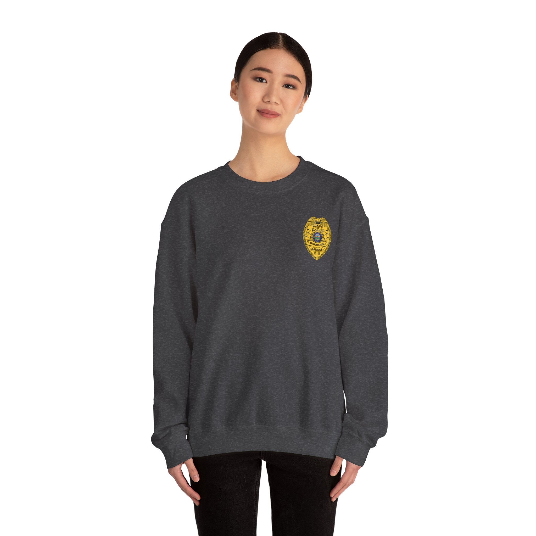 Kansas City College Police Dispatcher - Unisex Heavy Blend™ Crewneck Sweatshirt