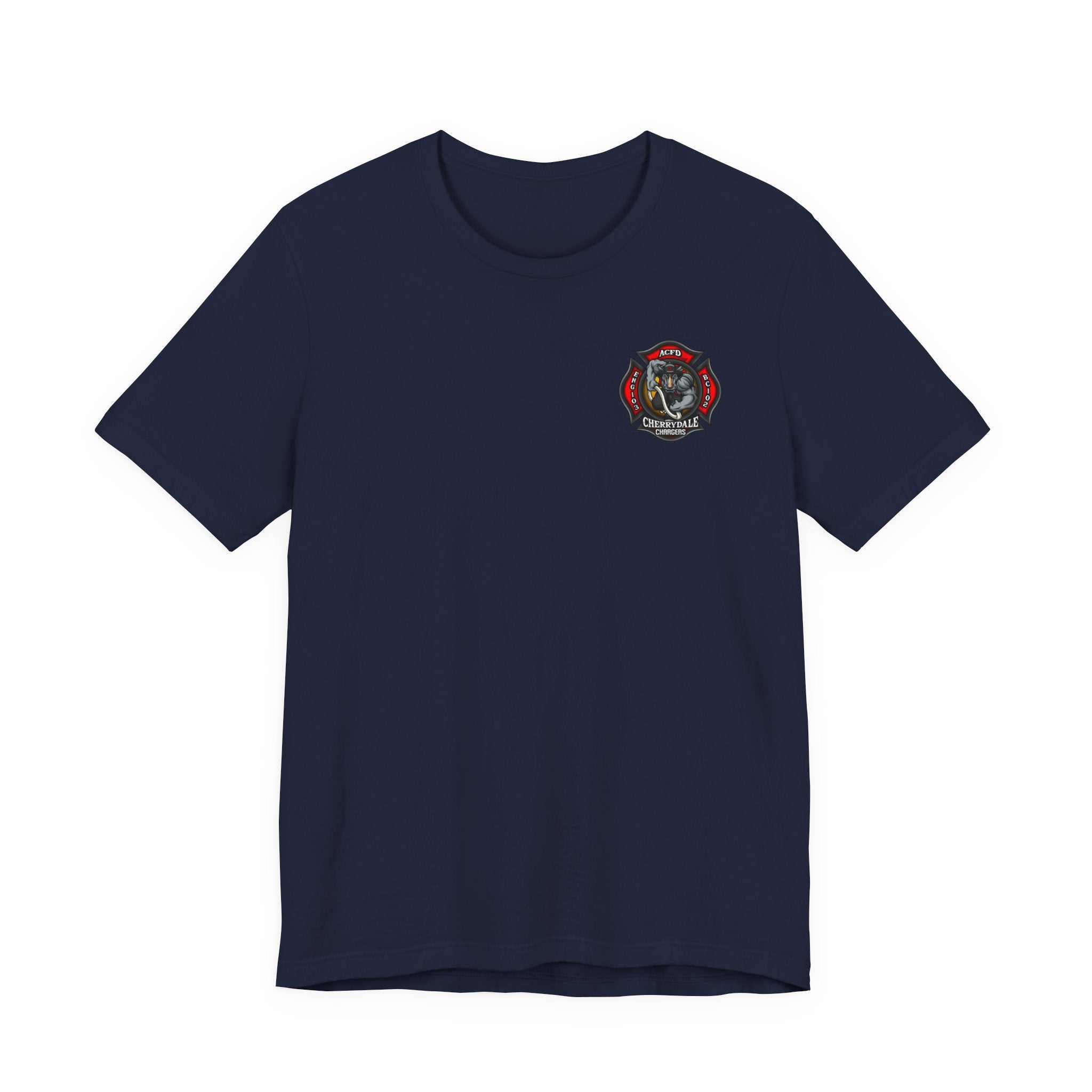 Station 3 Rhino Logo Officer - Bella+Canvas Soft Unisex Tee