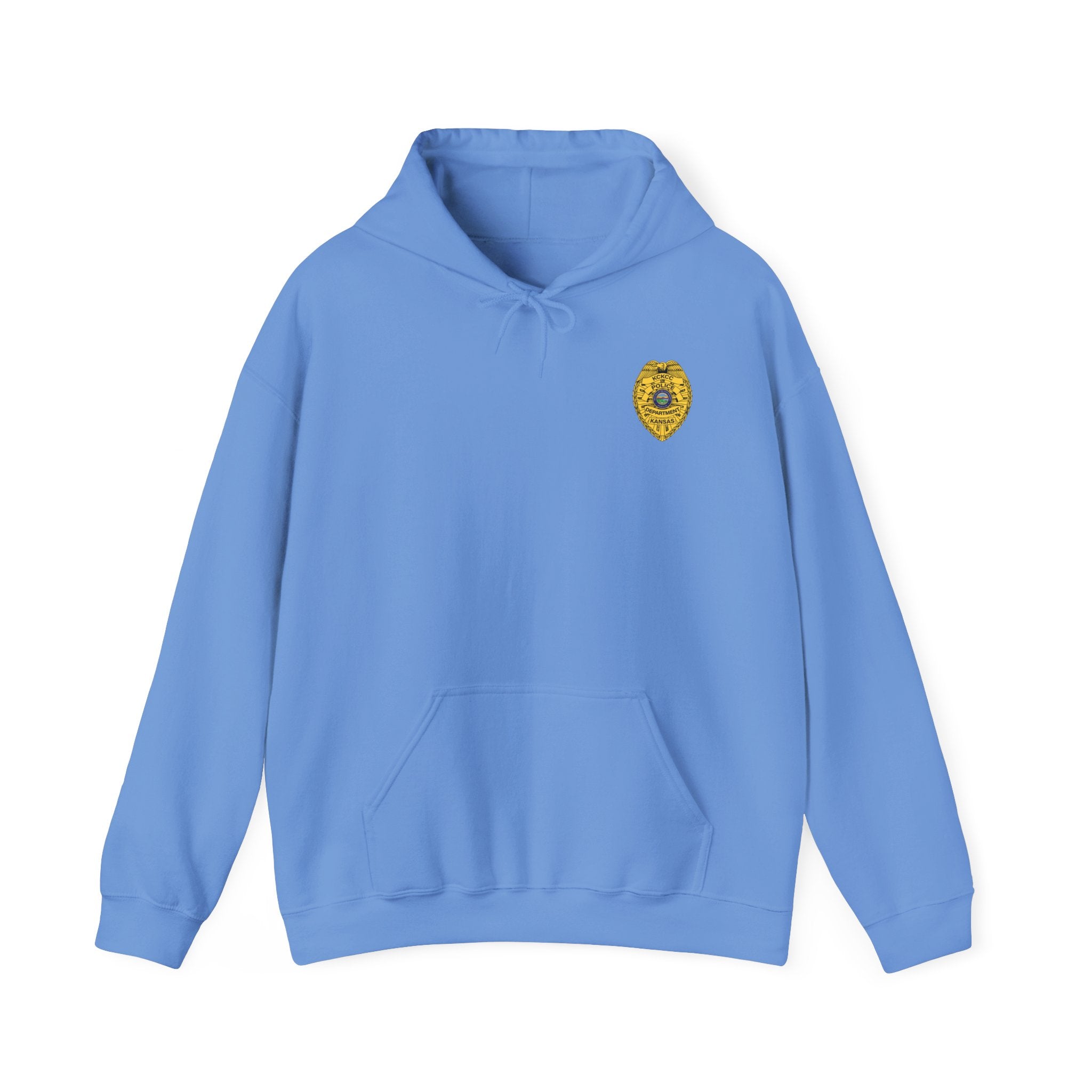 Kansas City College Police Department Badge - Unisex Heavy Blend™ Hooded Sweatshirt