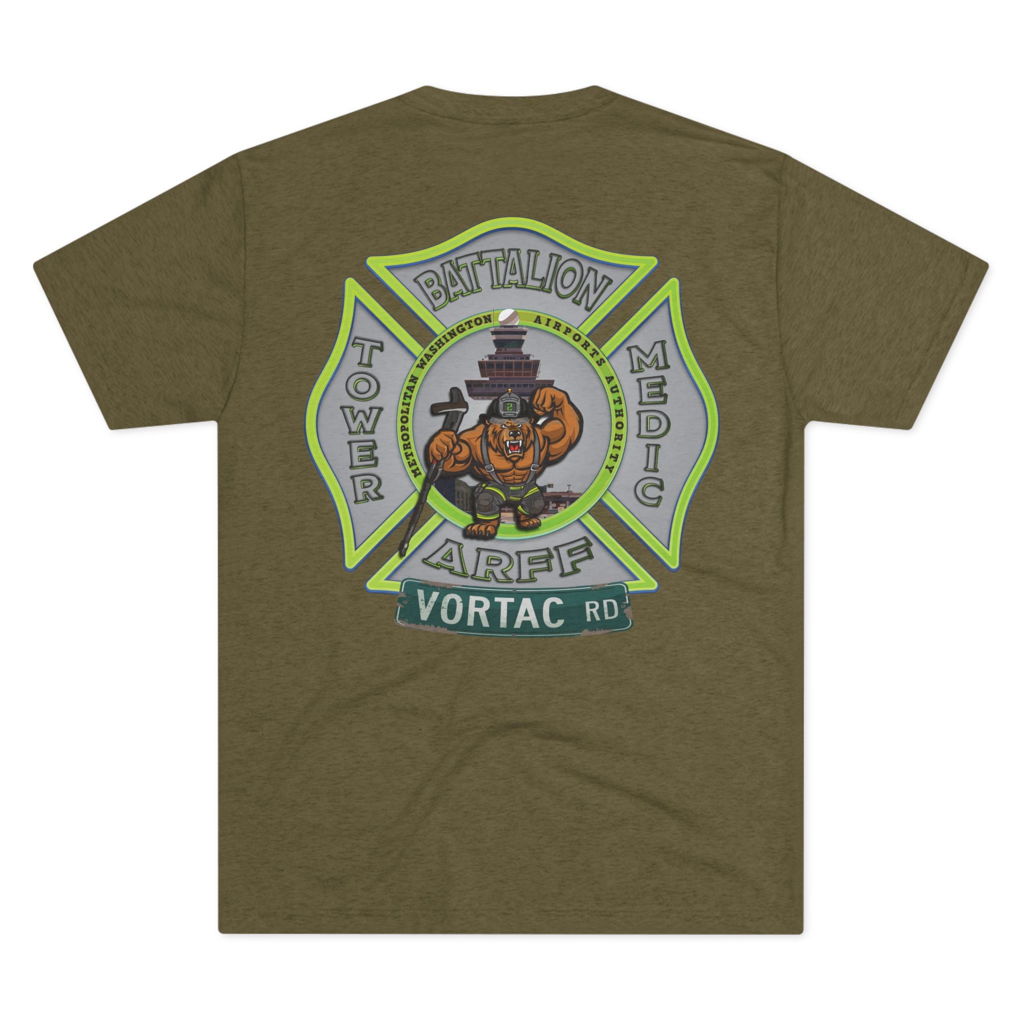 MWAA 302 Real Dulles South - NextLevel Tri-Blend Crew Tee unisex