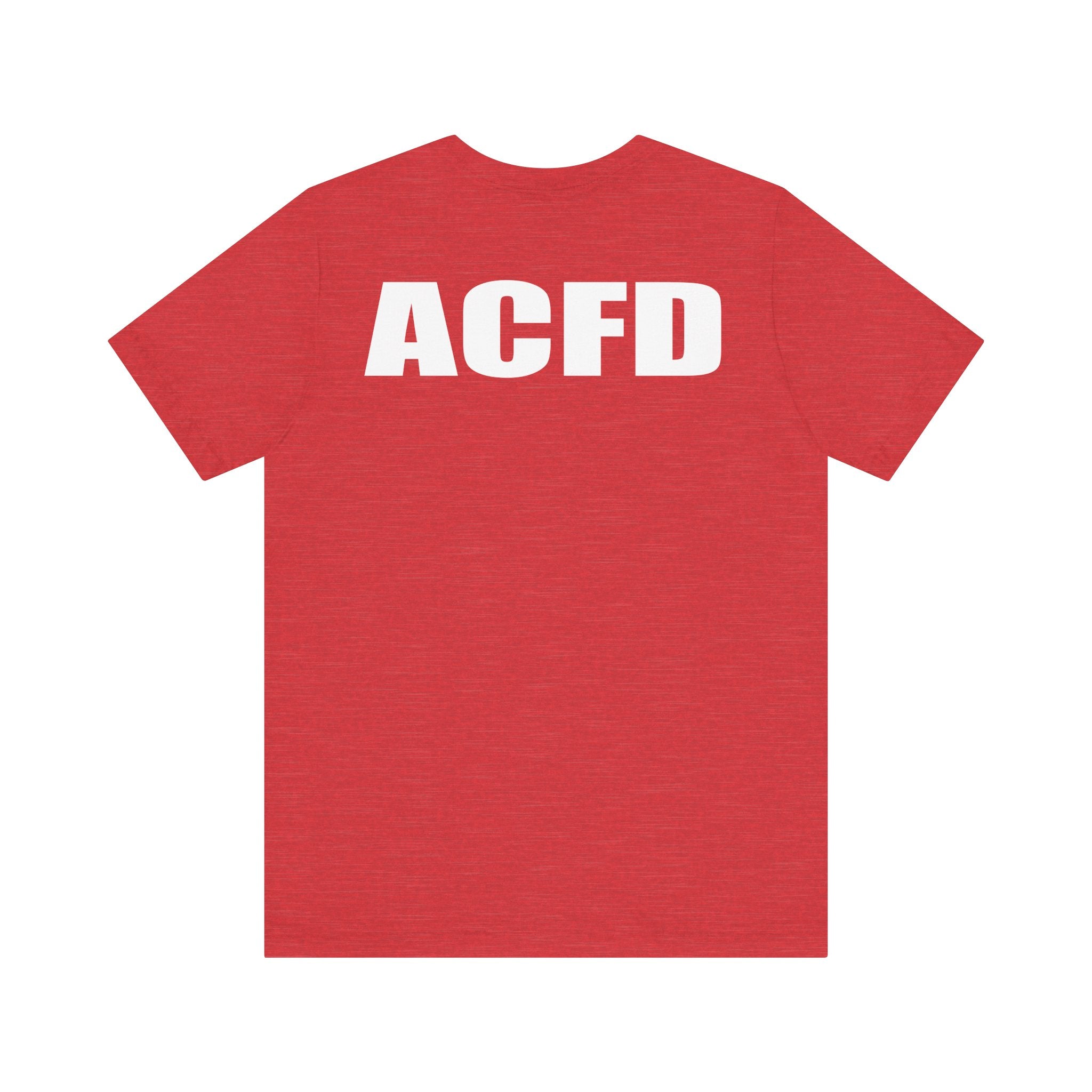 Station 3 Rhino Logo Firefighter Back - Bella+Canvas Soft Unisex Tee-