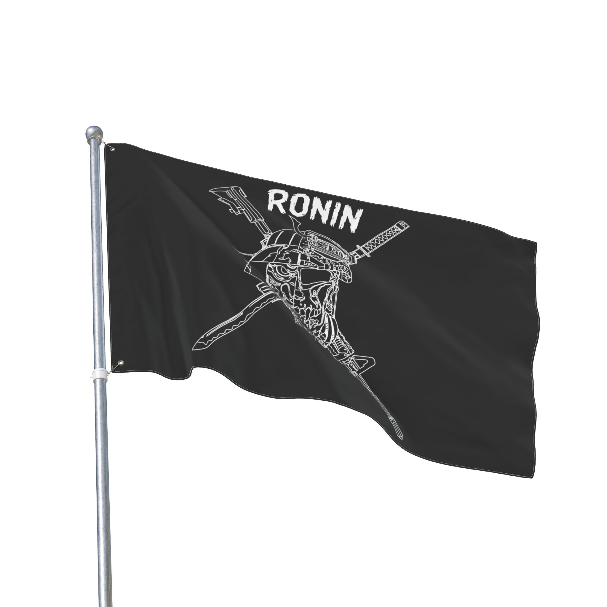 Charlie 2 Ronin- Black Double Sided Flag
