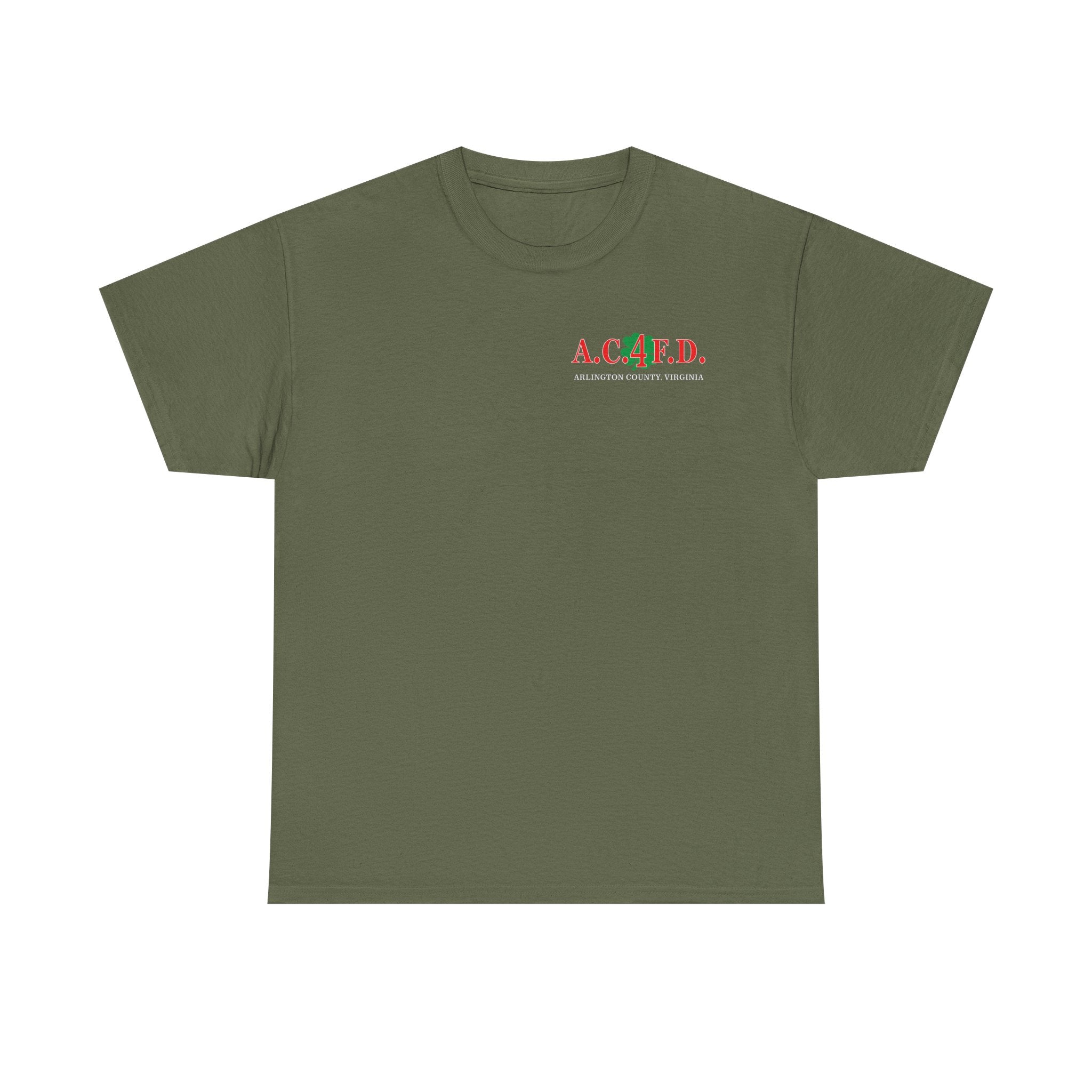 Station 4 AC4FD front / Clover back - Gildan 100% Cotton Tee Unisex Heavy
