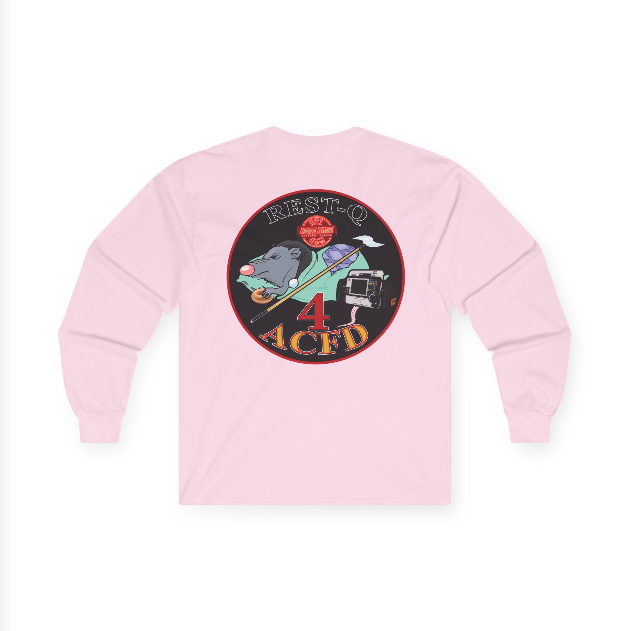 ACFD 4 Old School Rest-Q Shirt - Unisex Ultra Cotton Long Sleeve Tee