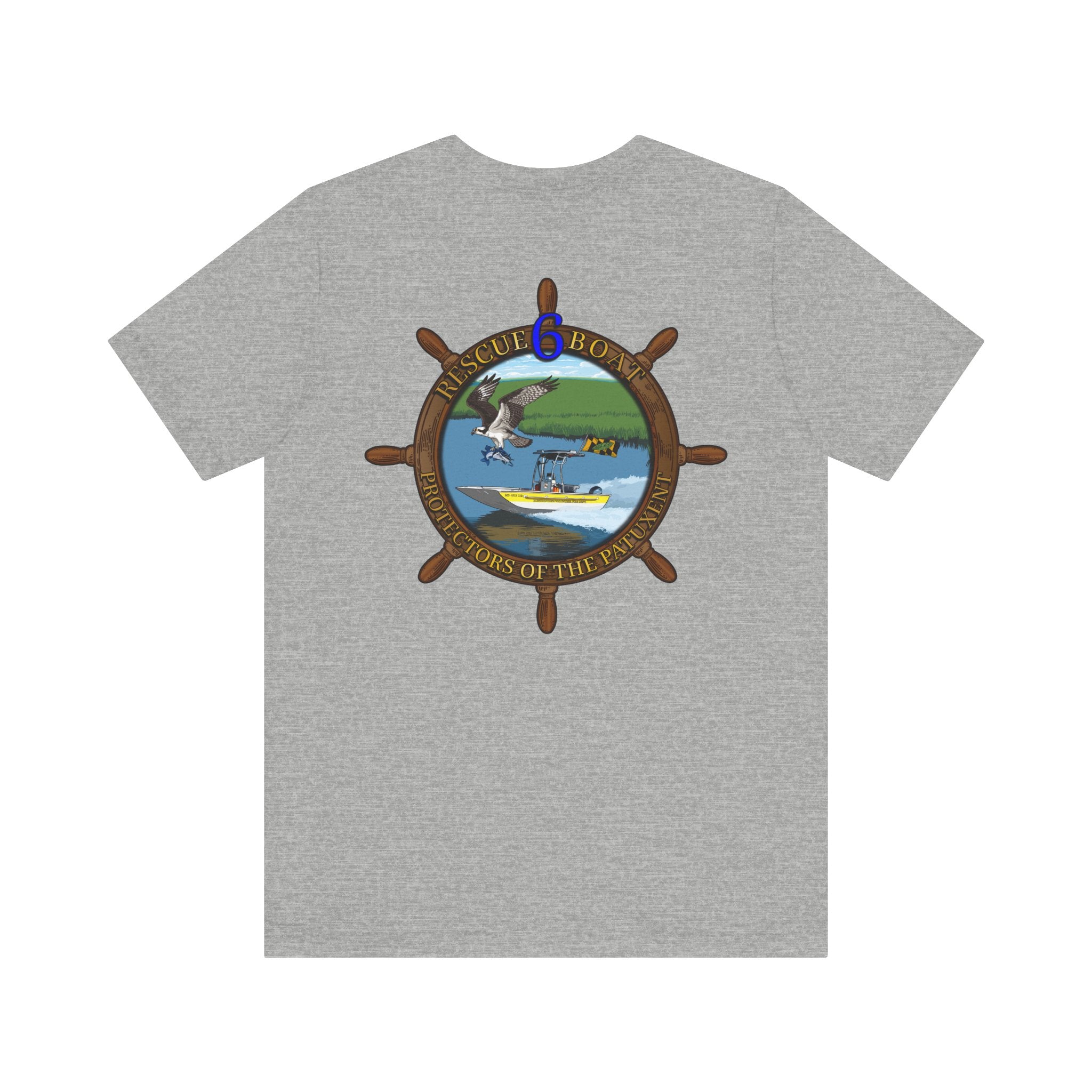 Huntingtown Vol. Fire Boat 6 - Bella+Canvas Soft Unisex Tee