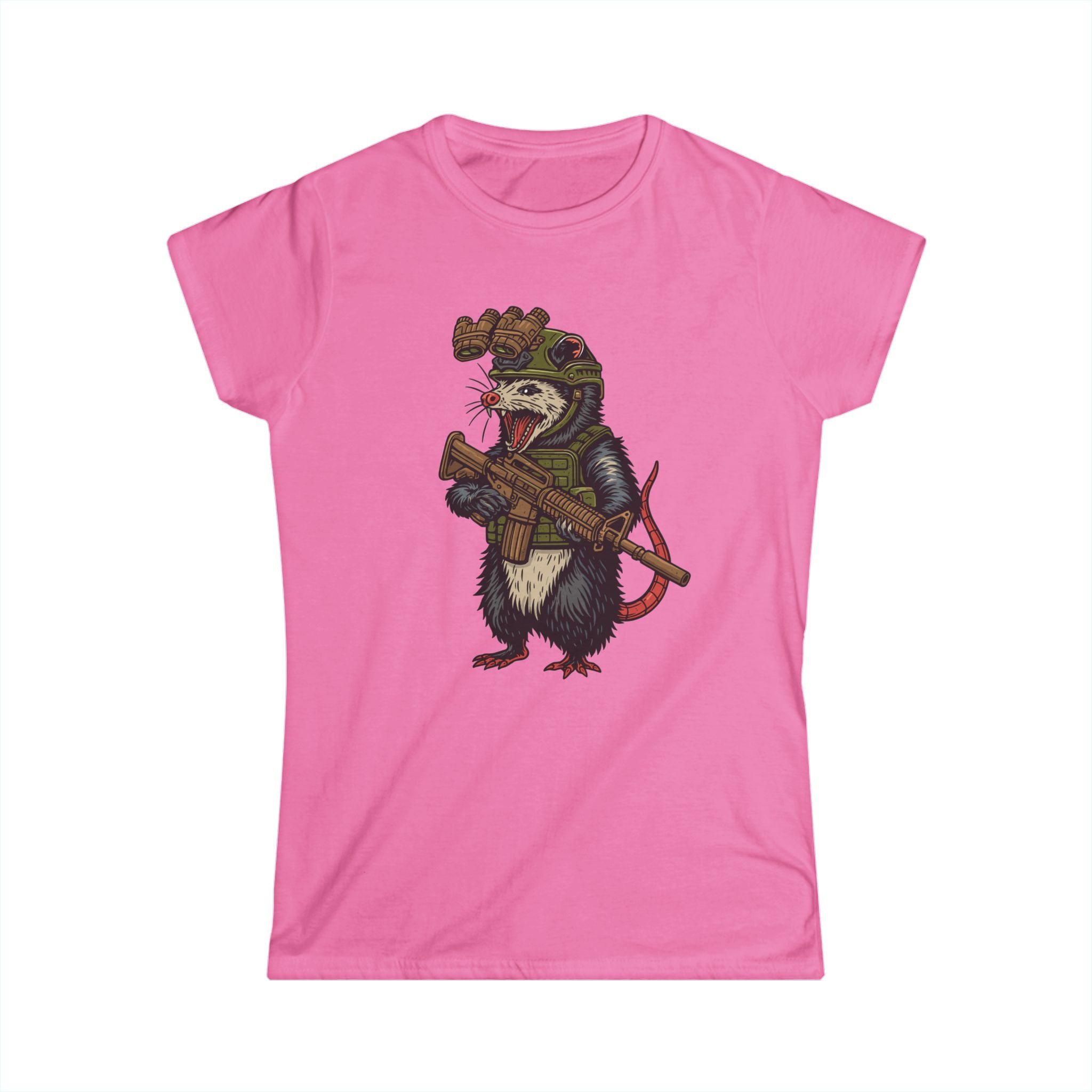 Tactical Opossum - Women's Softstyle Tee