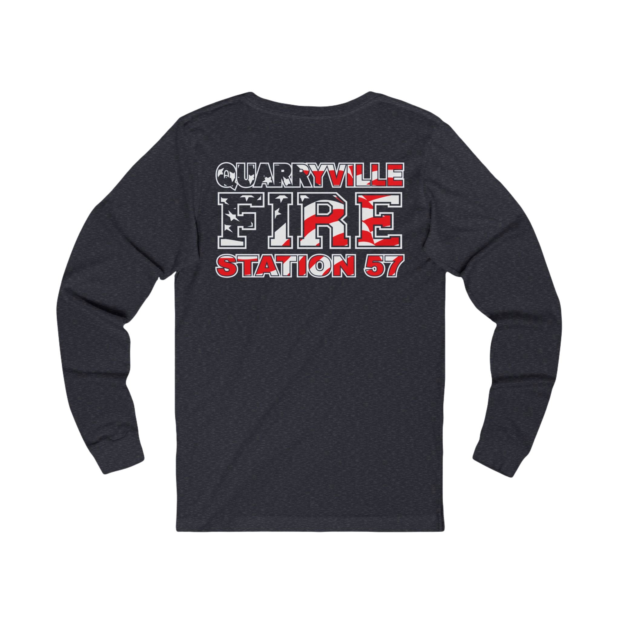 Quarryville PA Vol. Fire - Bella-Canvas Soft Jersey Cotton Long Sleeve Tee