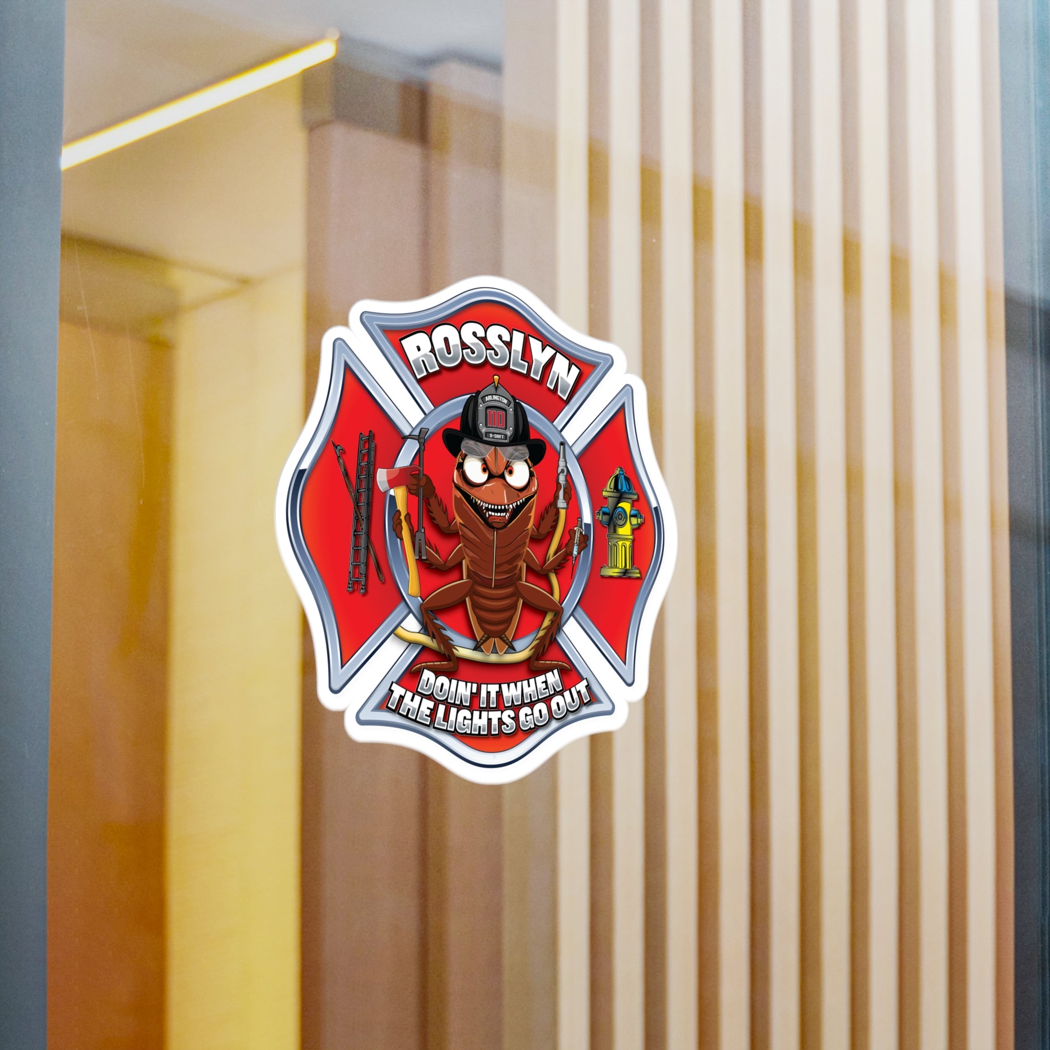 Kiss-Cut Vinyl Decals - Arlington Station 10 B-Shift Maltese