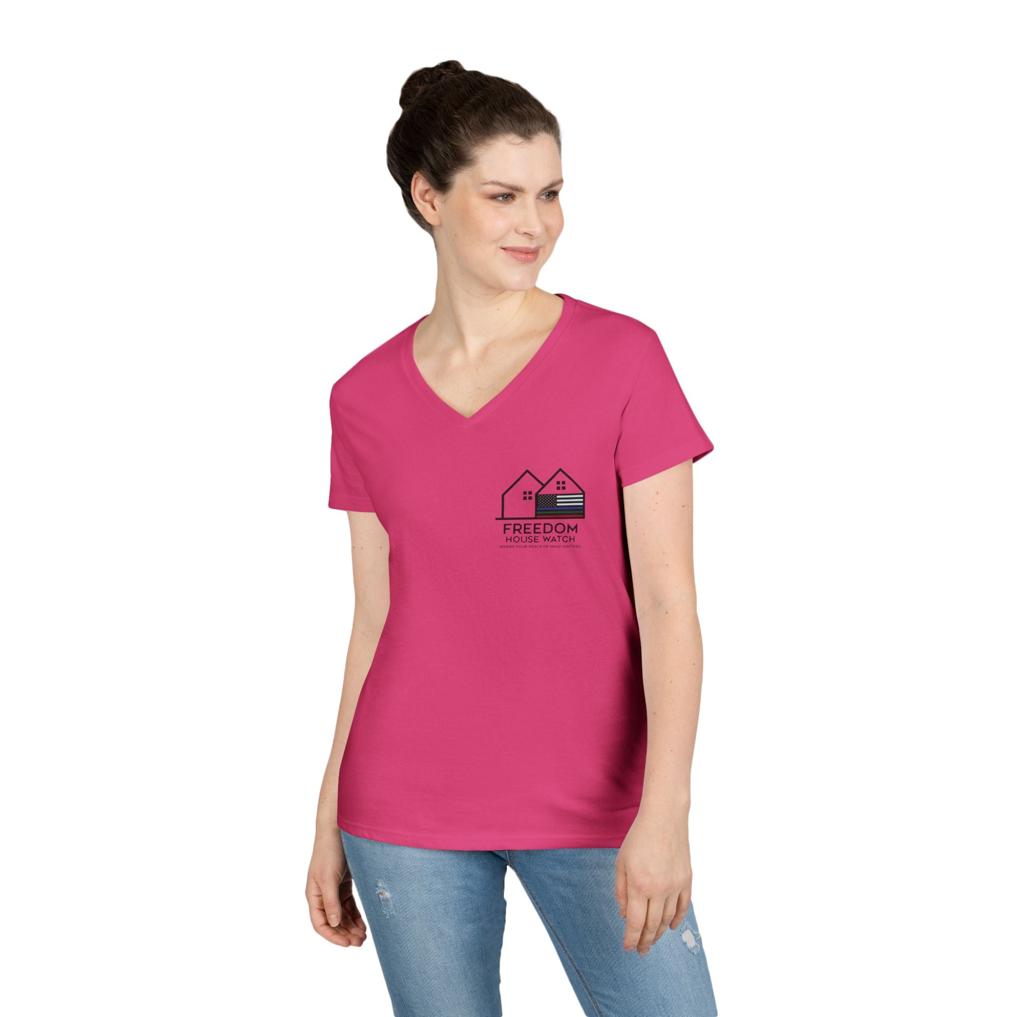 Freedom House Watch - Ladies' V-Neck T-Shirt