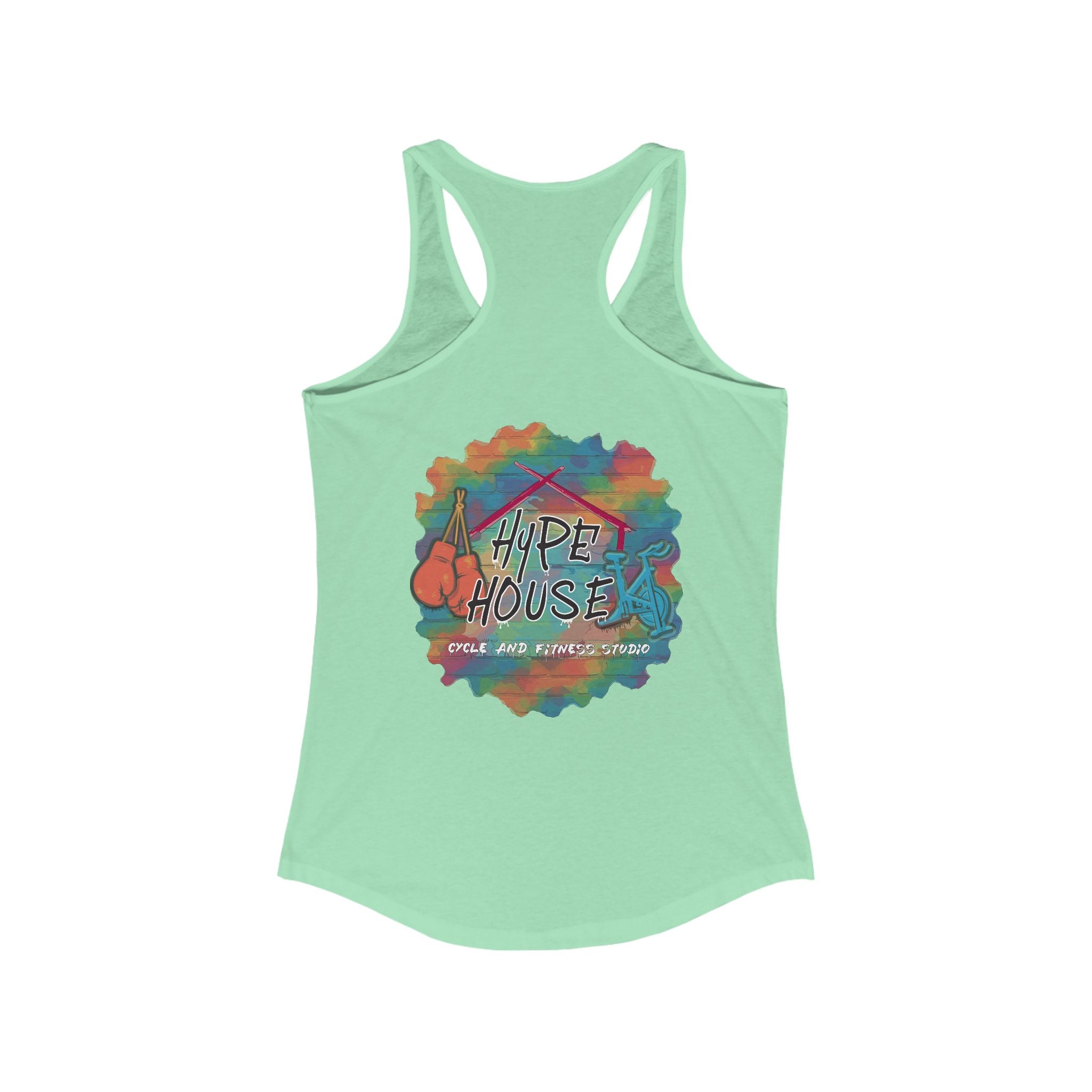 HH Cycle Colorful Logo - Women's Ideal Racerback Tank