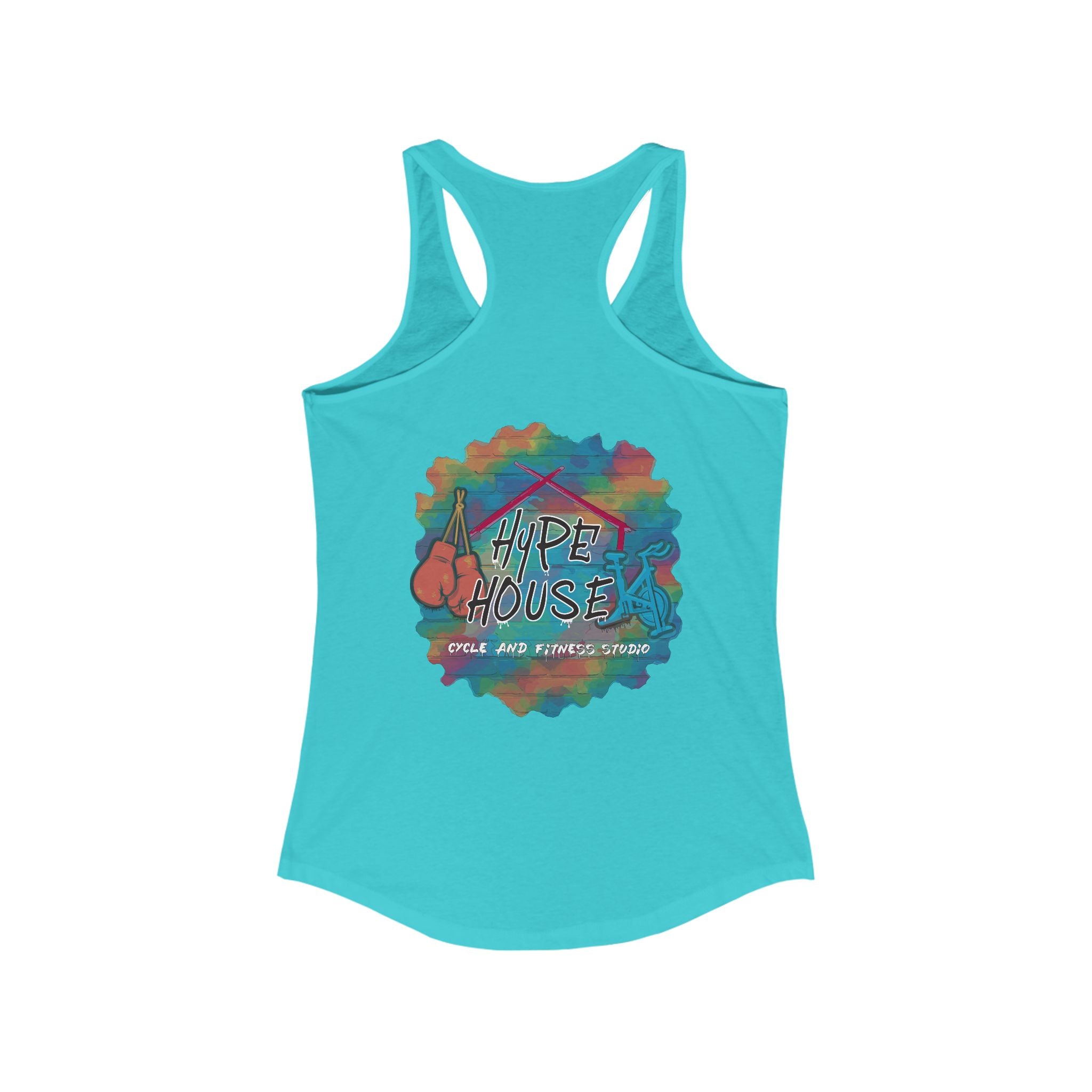 HH Cycle Colorful Logo - Women's Ideal Racerback Tank
