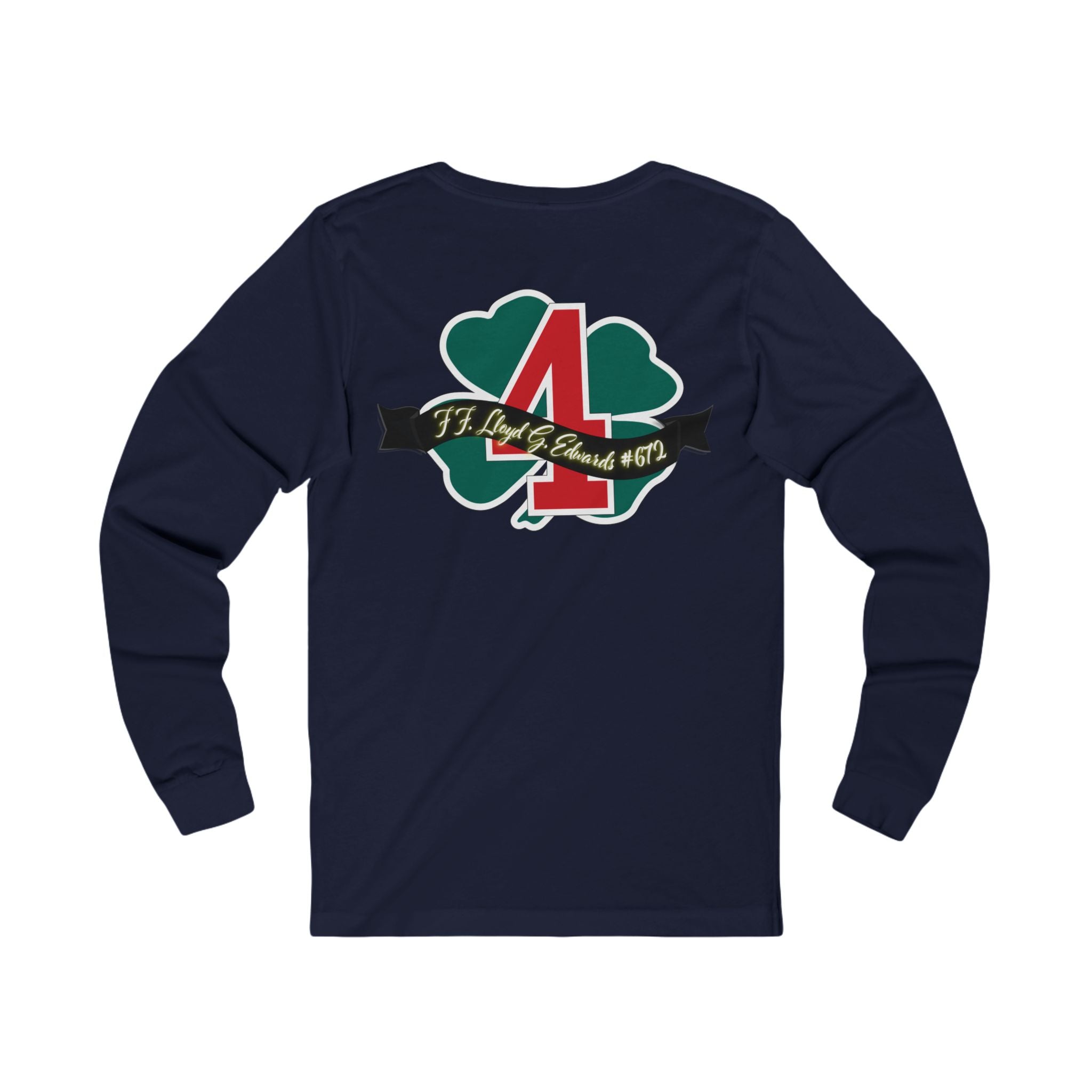 Clover Lloyd Edwards Memorial Shirt - Unisex Jersey Long Sleeve Tee