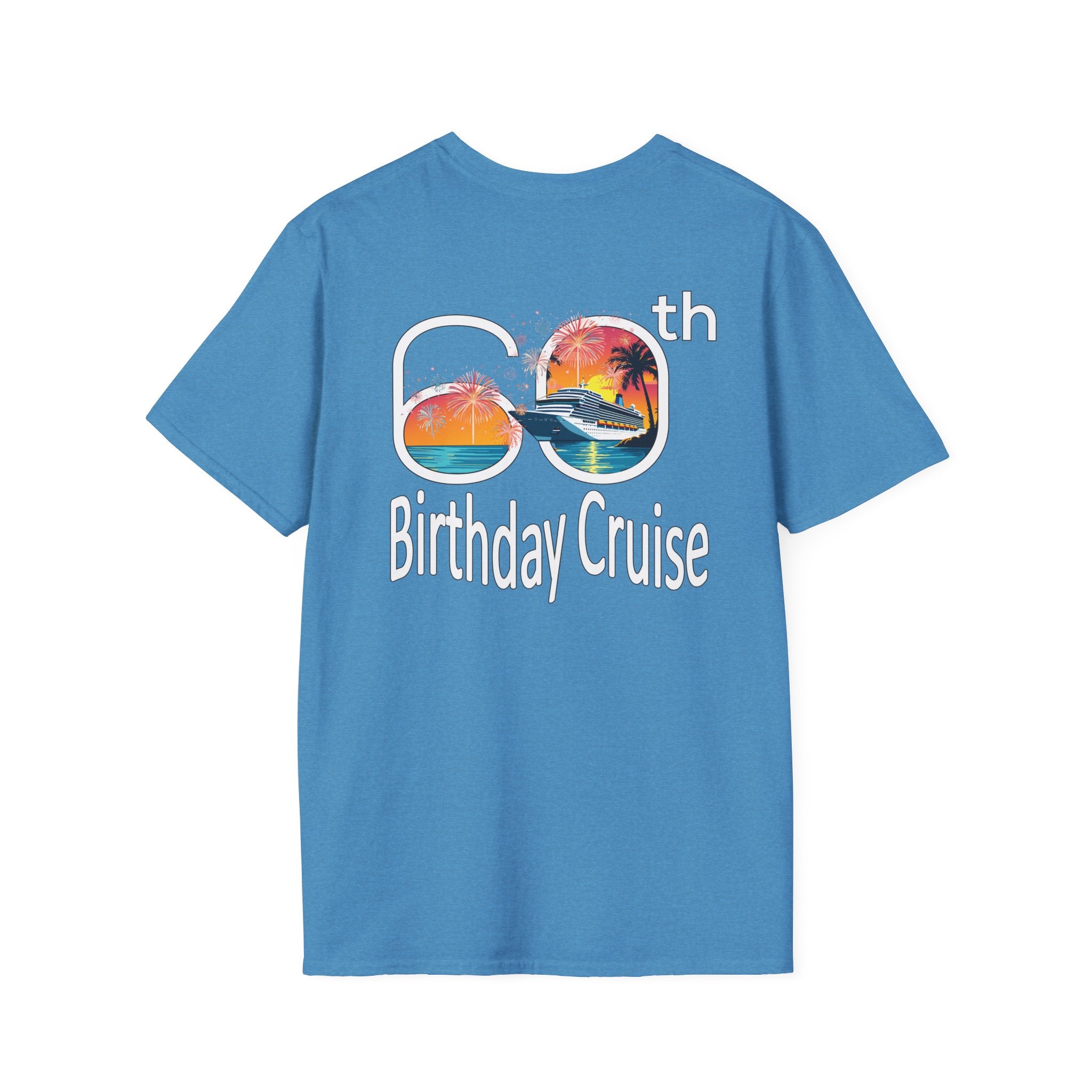 Renee Family Cruise Colorful - Unisex Softstyle Cotton T-Shirt