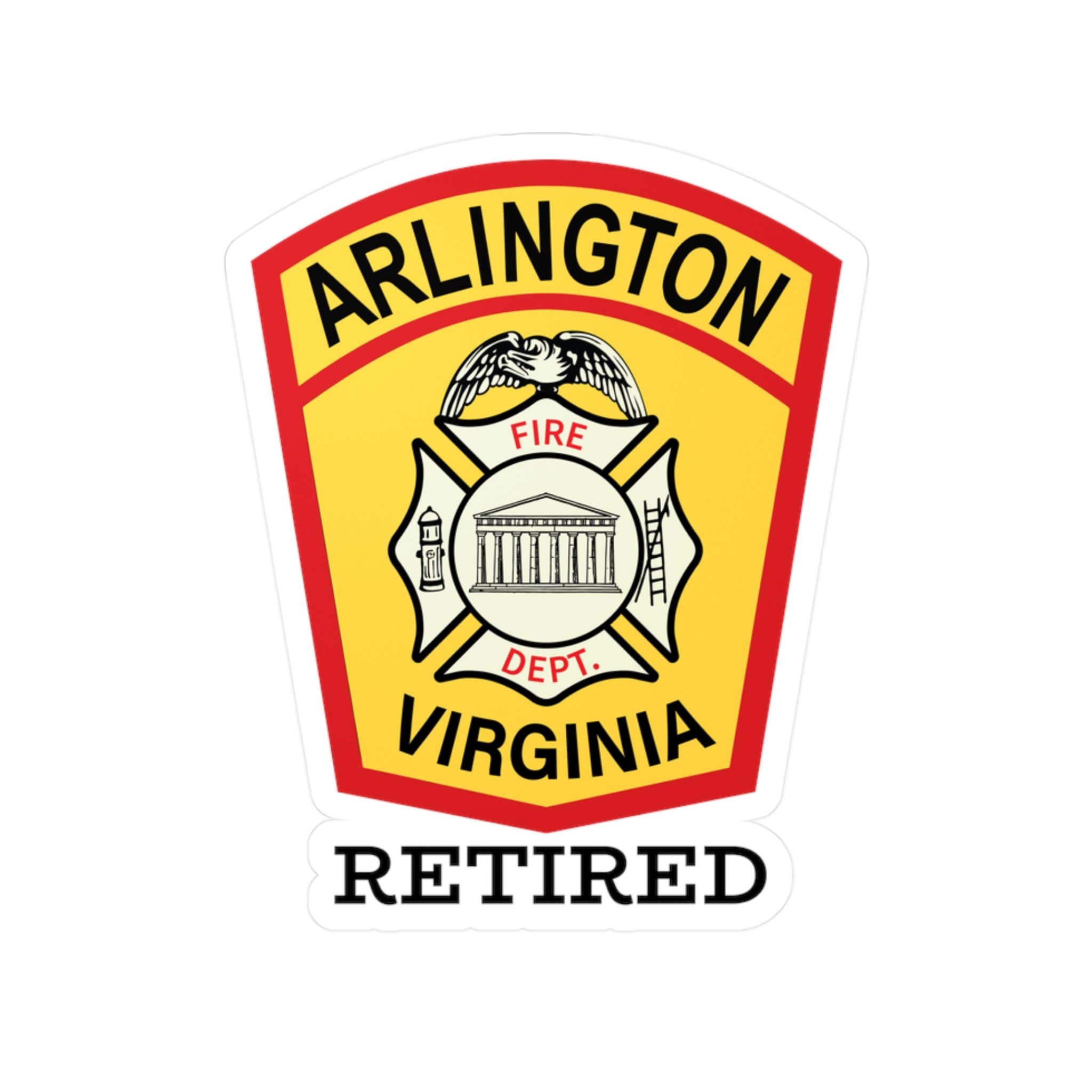 Kiss-Cut Vinyl Decals - Old Arlington Patch Retired