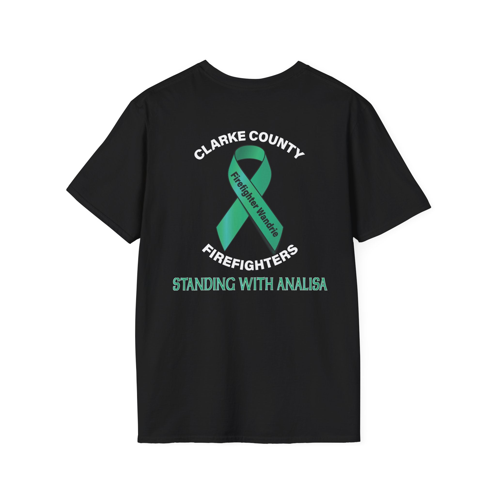 Clark County Firefighter Wandrie Support - Gildan Soft Cotton Softstyle T-Shirt