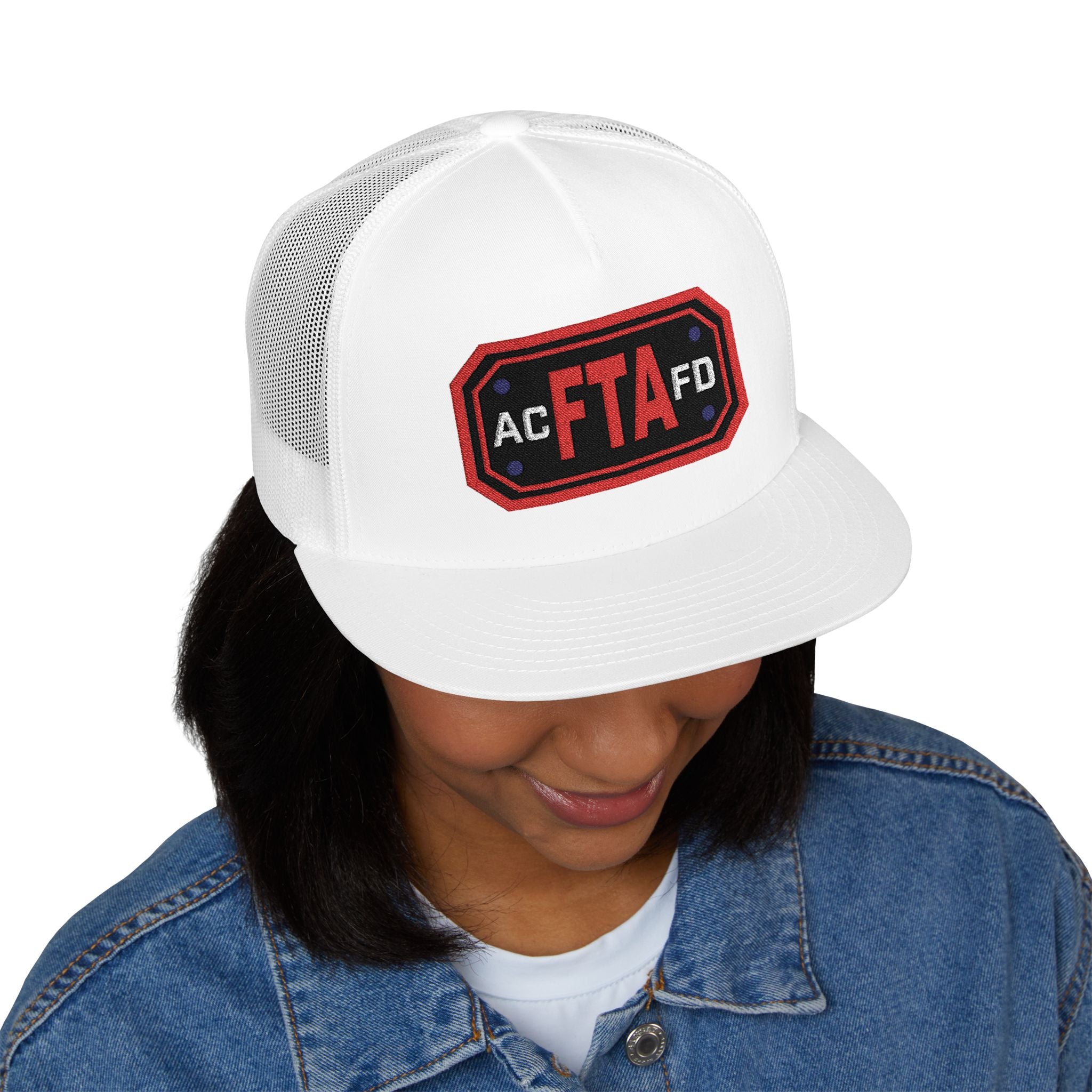 Arlington FTA (Fire Training Academy) - 5 Panel Trucker Cap (Embroidery)