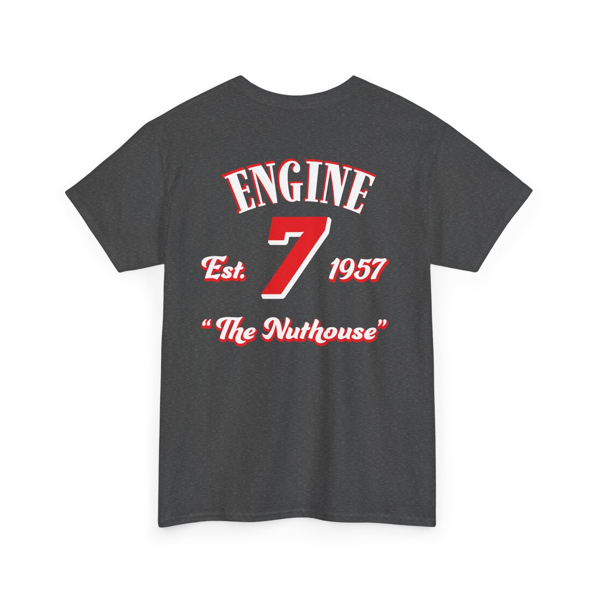 Hollywood MD Vol Fire Engine 7 - Heavy Cotton Unisex Tee