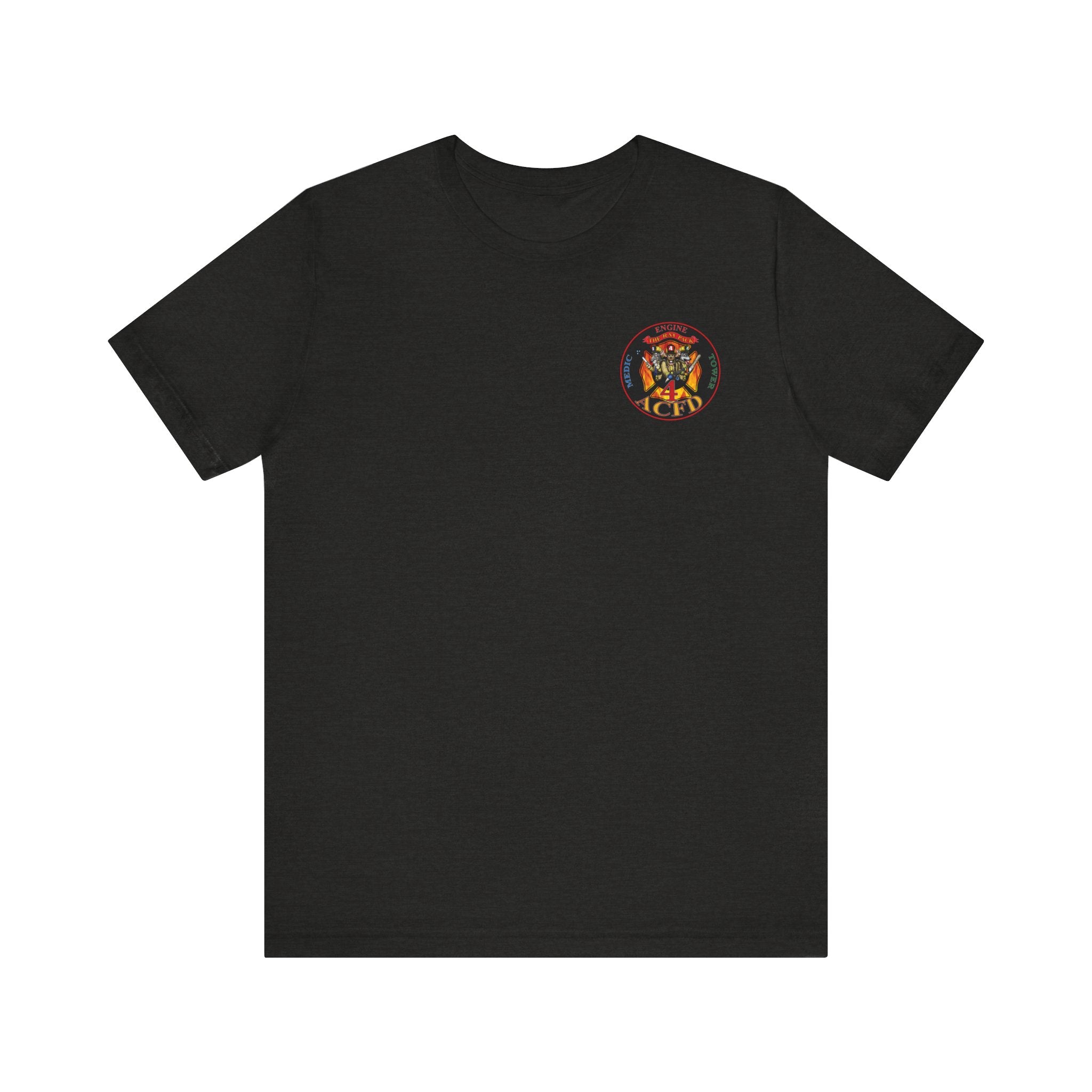 Station 4 RatPack Front AC4FD Back - Bella+Canvas Soft Unisex Tee