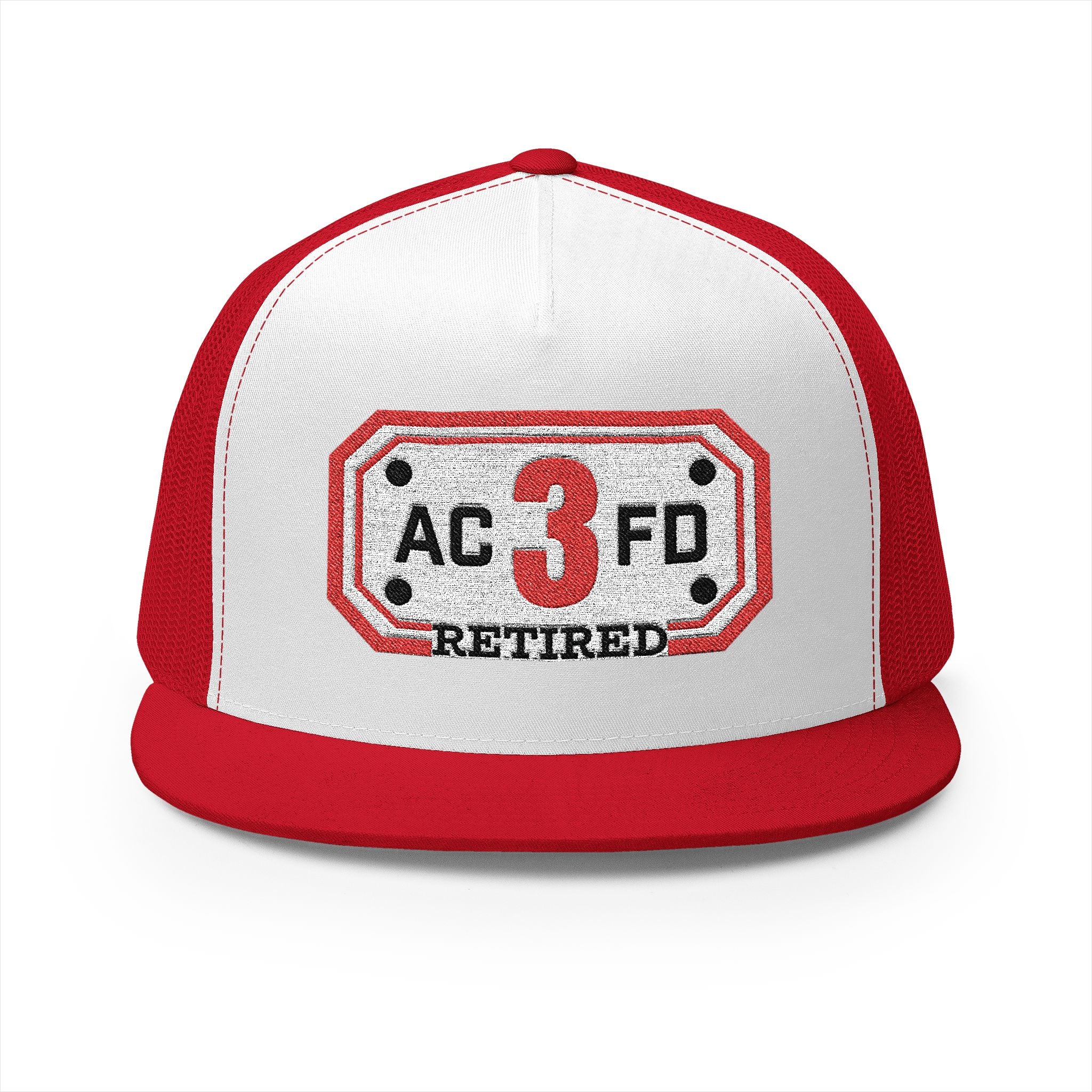 Retired Arlington Engine 3 - 5 Panel Trucker Cap (Embroidery)