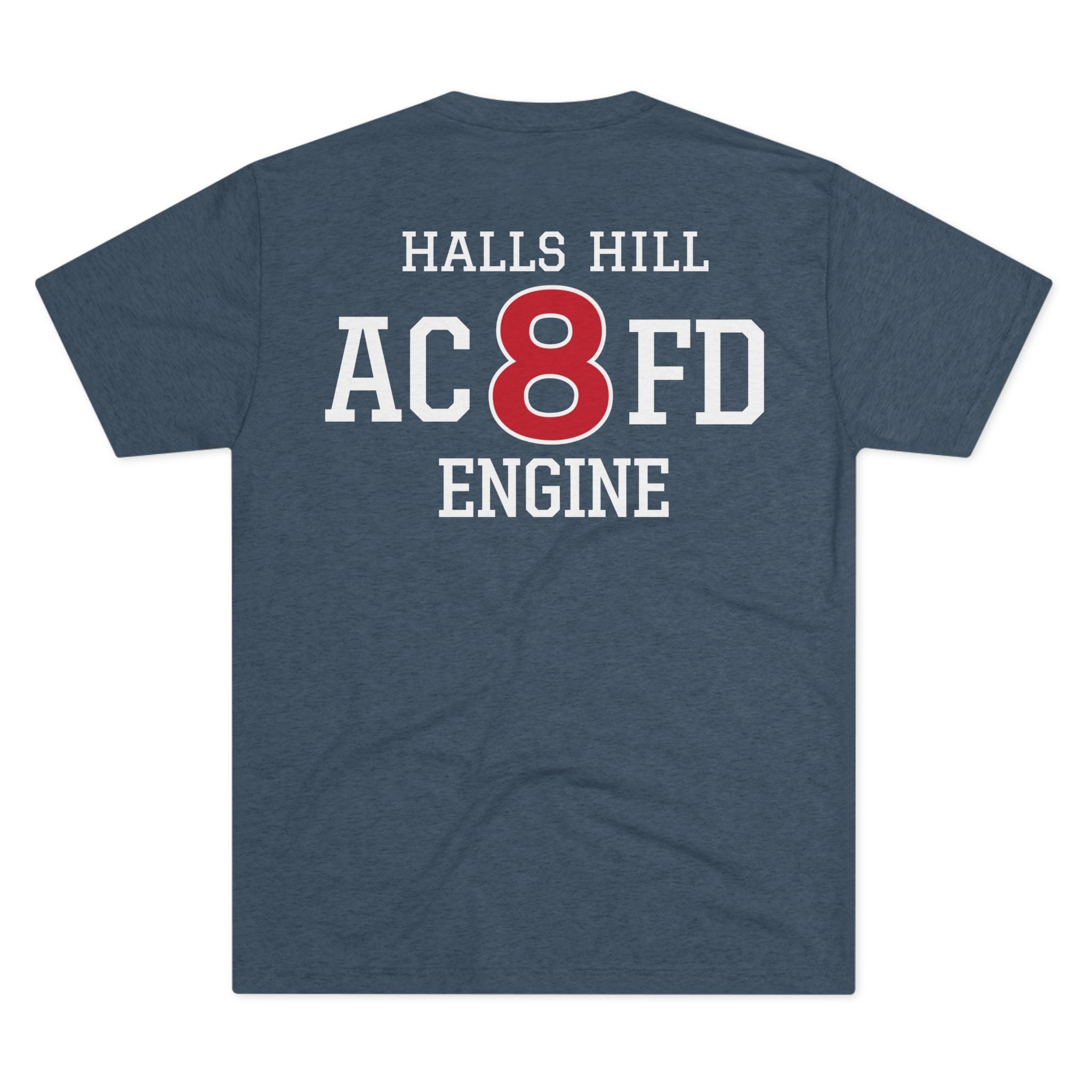 Engine 8 Halls Hill - NextLevel Tri-Blend Crew Tee