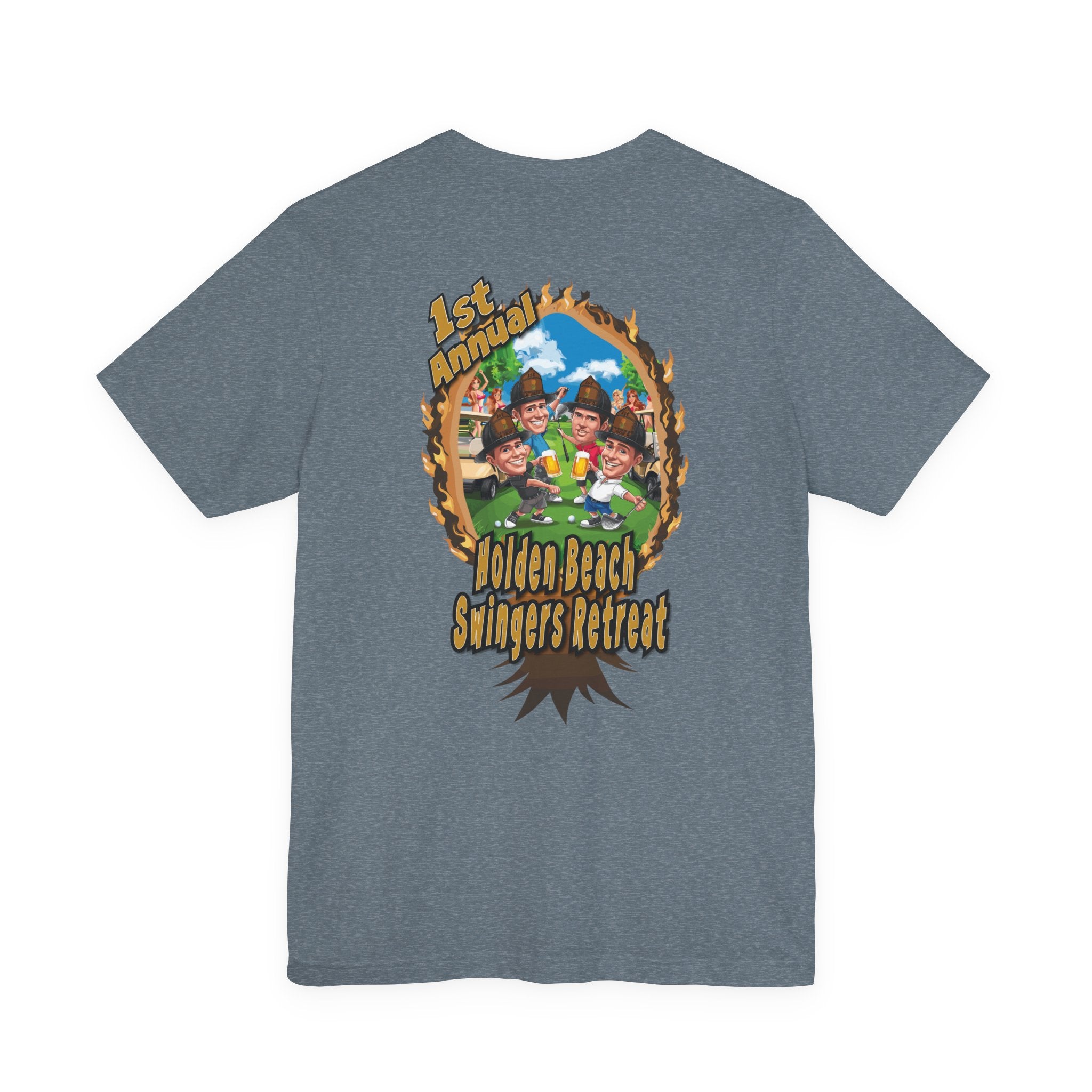 Holden Beach Swingers Retreat- Bella+Canvas Soft Unisex Tee
