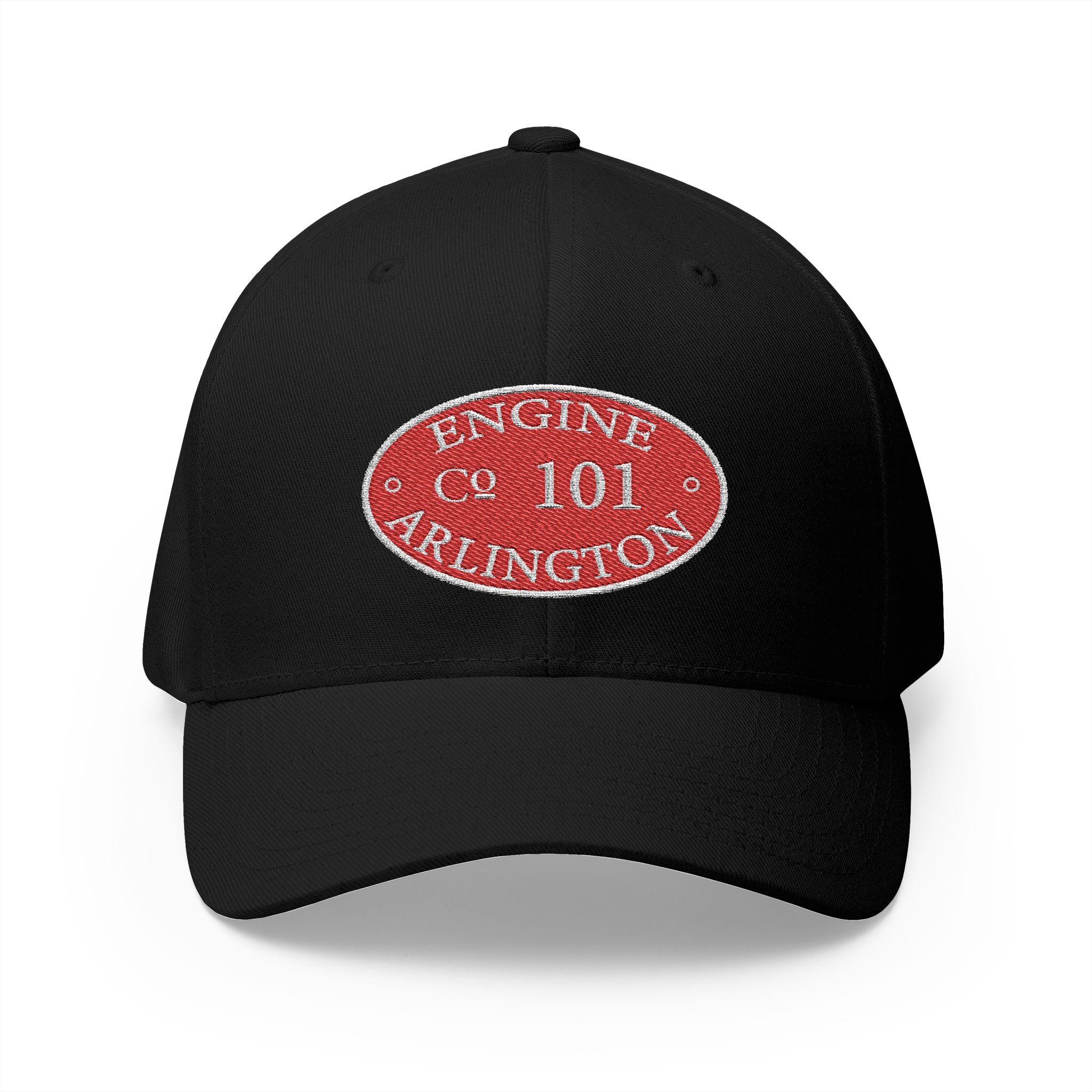 Arlington Engine 1 Circle Patch - FLEXFIT Closed-Back Structured Cap (Embroidery)