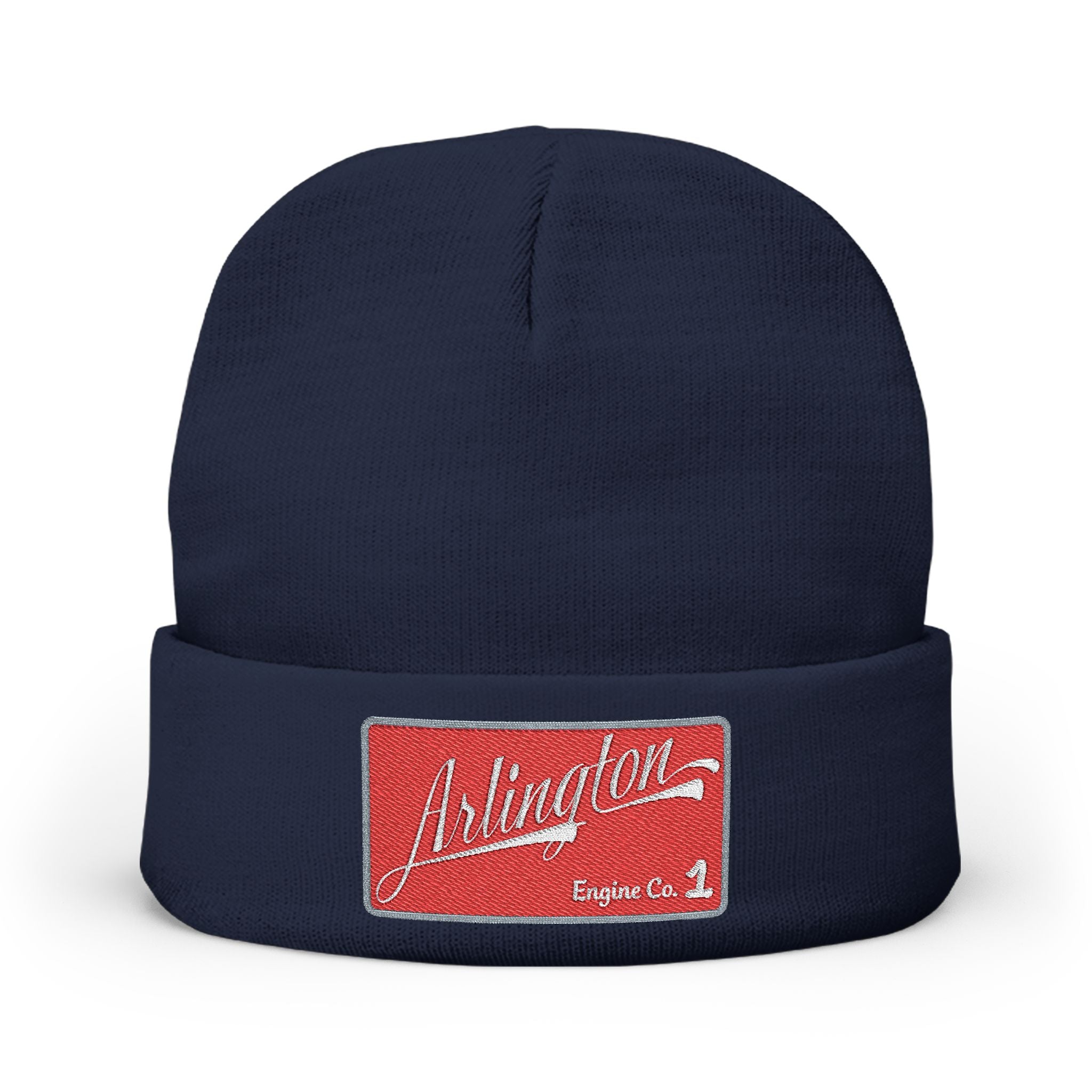 Arlington Company Engine 1- Knit Beanie (Embroidery)