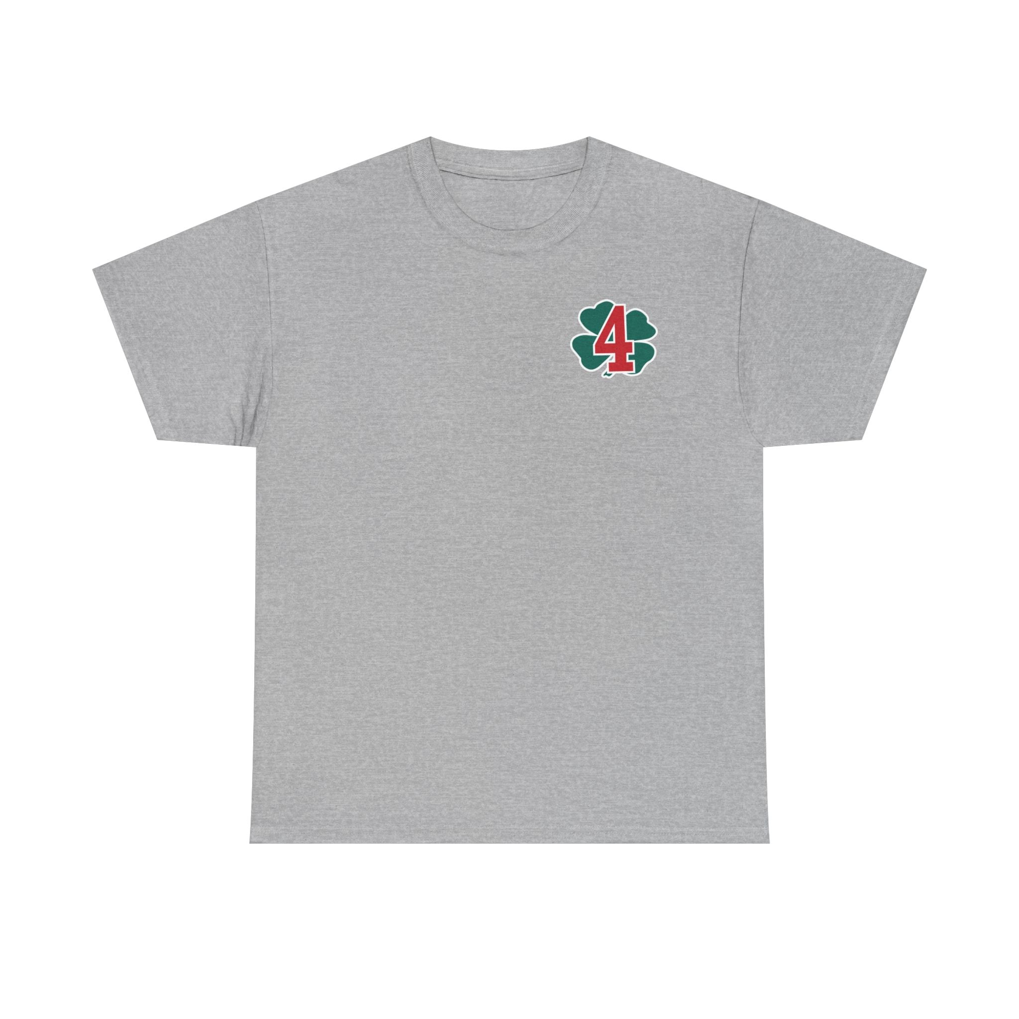 Station 4 Clover front /AC4FD back - Gildan 100% Cotton Tee Unisex Heavy