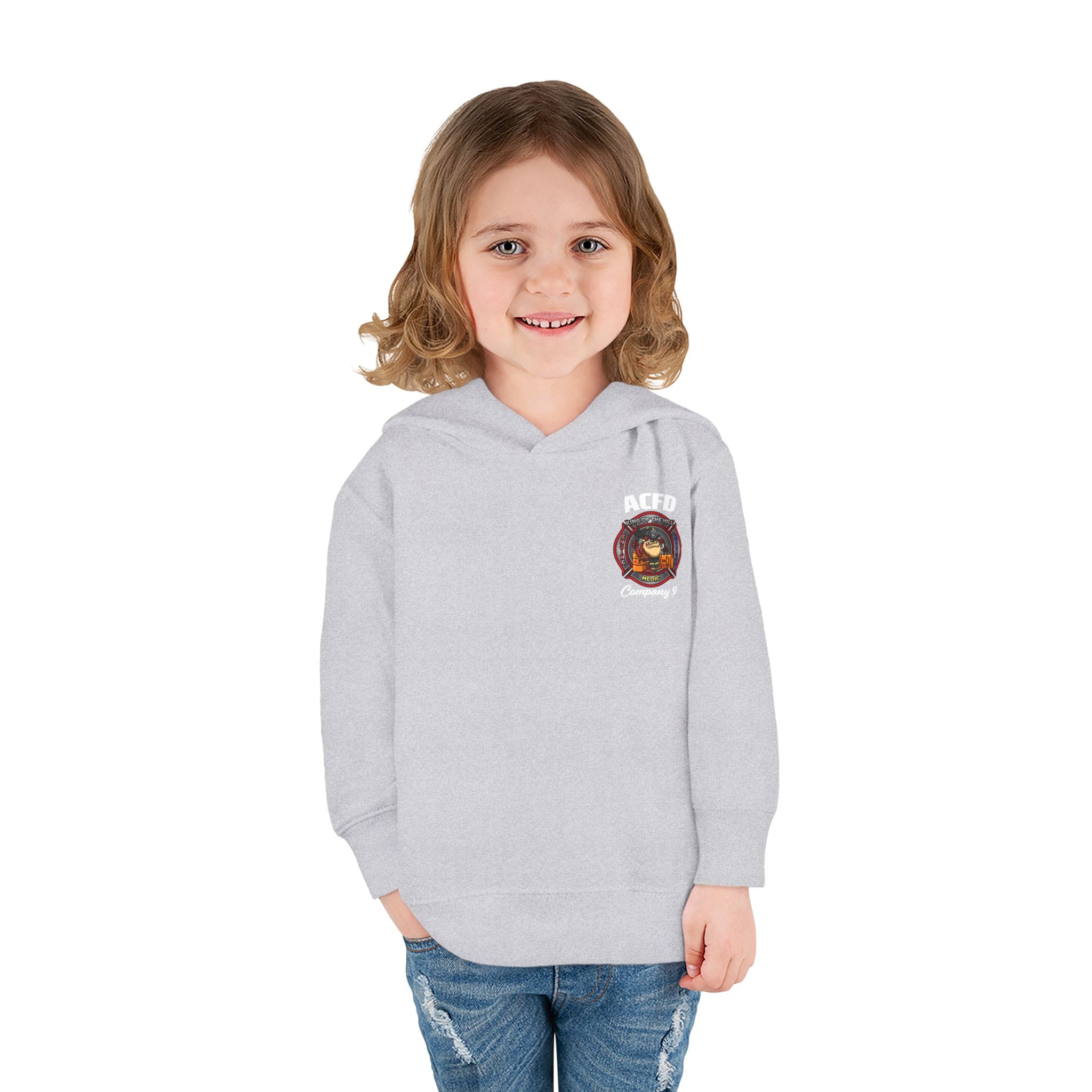 Station 9 Engine - Toddler Pullover Fleece Hoodie