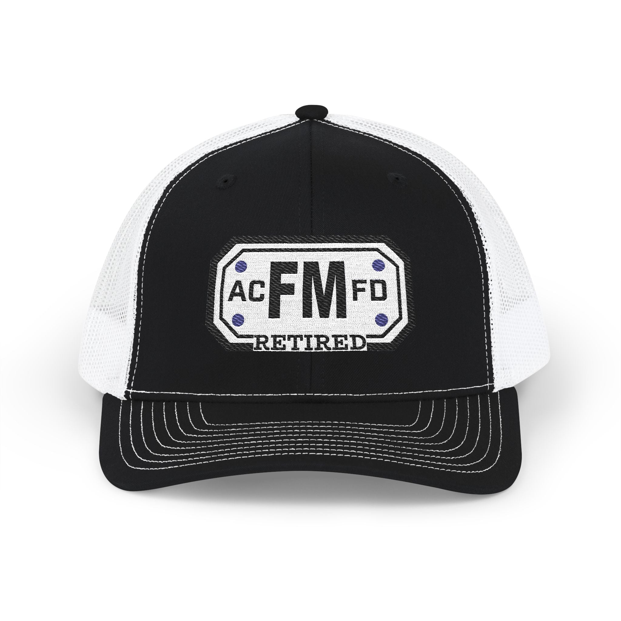 Retired Arlington Fire Marshal - Snapback Trucker (Richardson 112 Style Hat)
