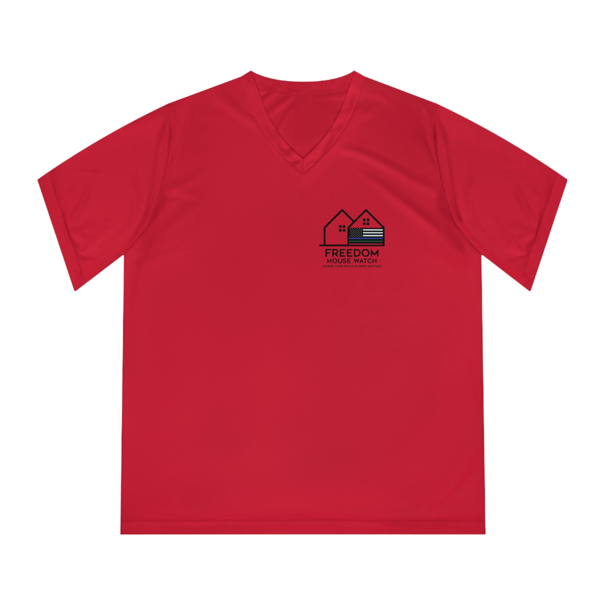 Freedom House Watch - Women's Performance V-Neck T-Shirt