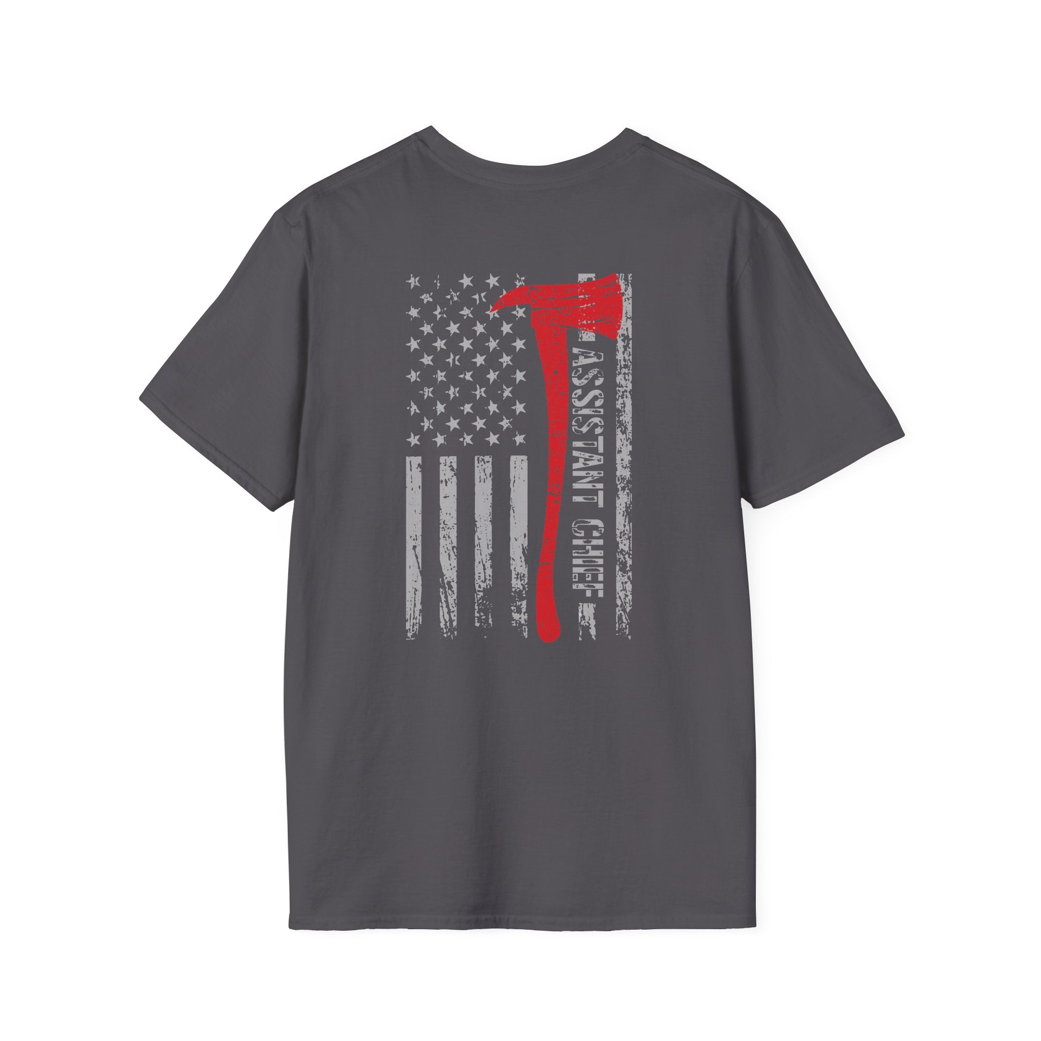 Assistant Chief US Flag - Unisex Softstyle T-Shirt