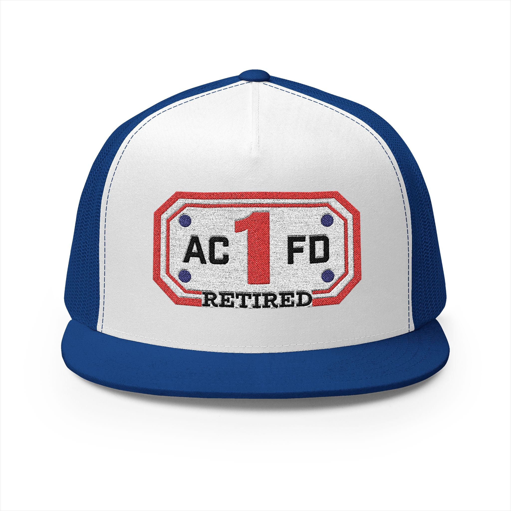 Retired Arlington Engine 1 - 5 Panel Trucker Cap (Embroidery)