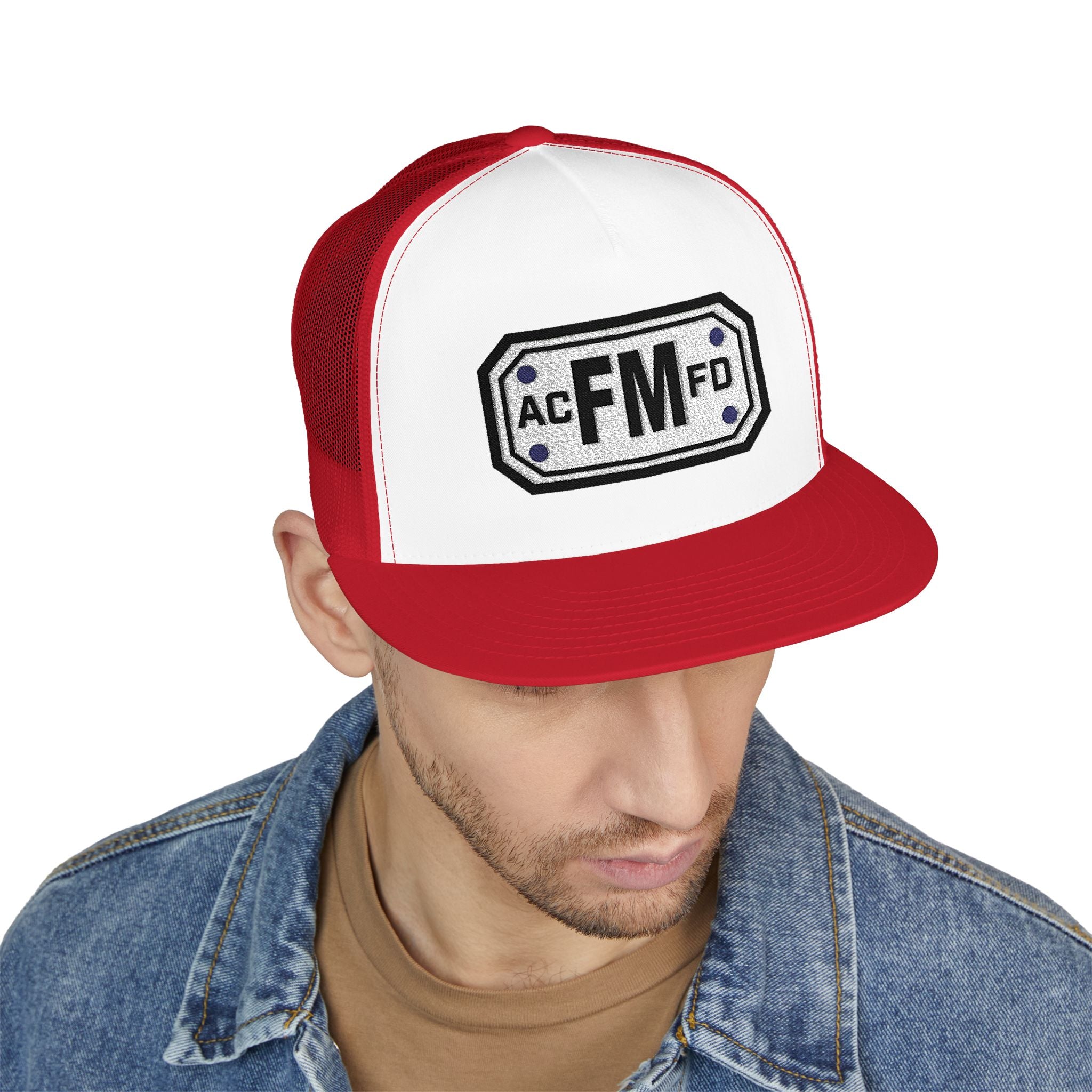 Arlington Fire Marshal - 5 Panel Trucker Cap (Embroidery)