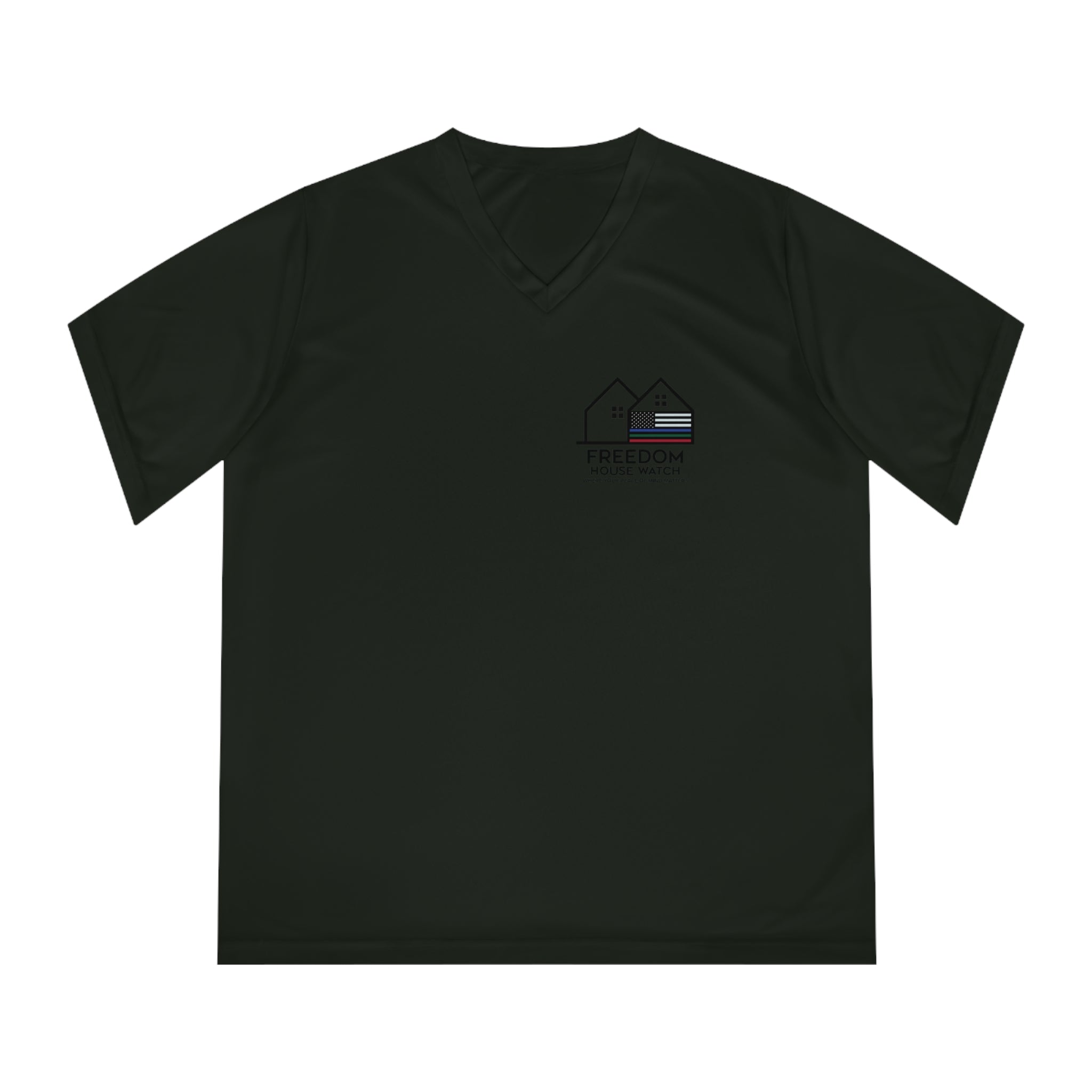 Freedom House Watch - Women's Performance V-Neck T-Shirt