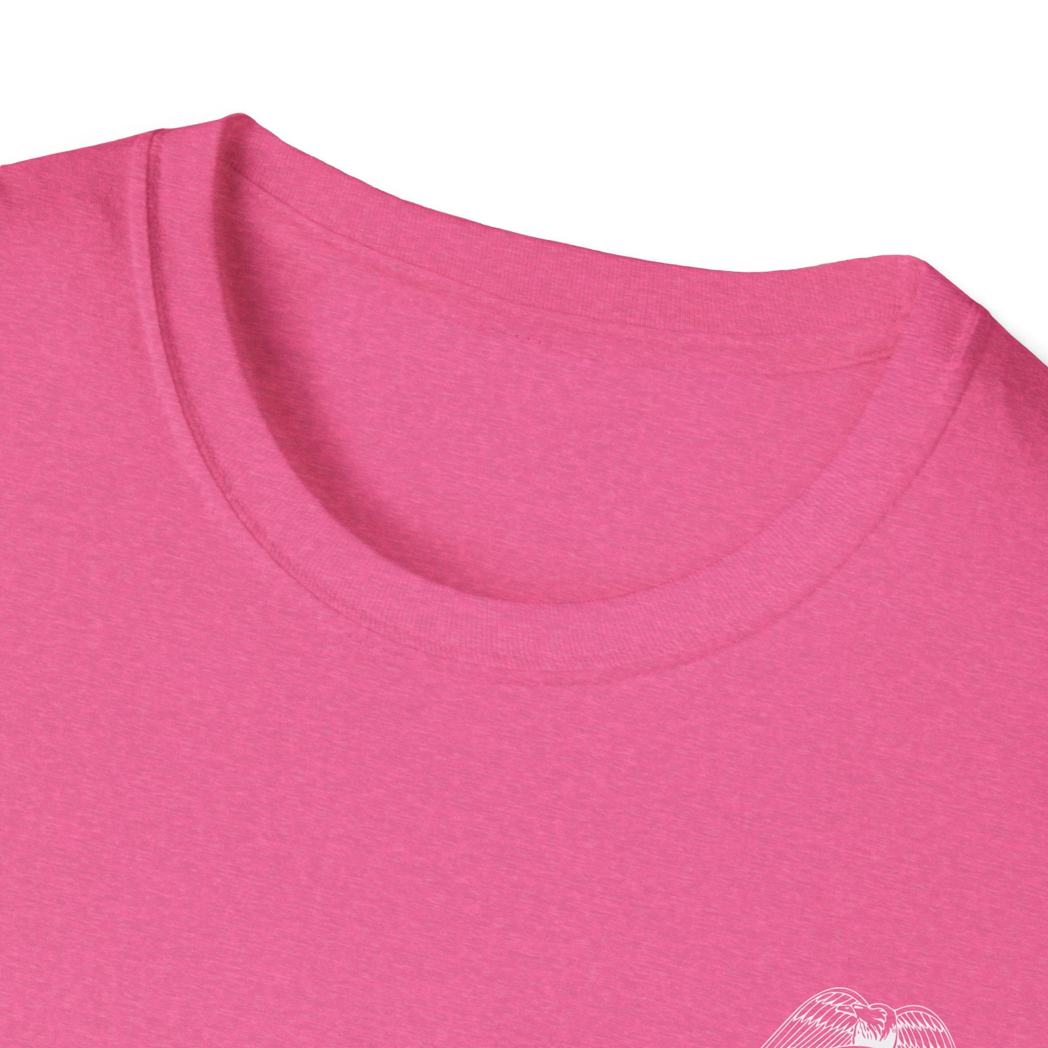 KCKCC Badge White outline - Gildan 64000 Unisex Softstyle T-Shirt