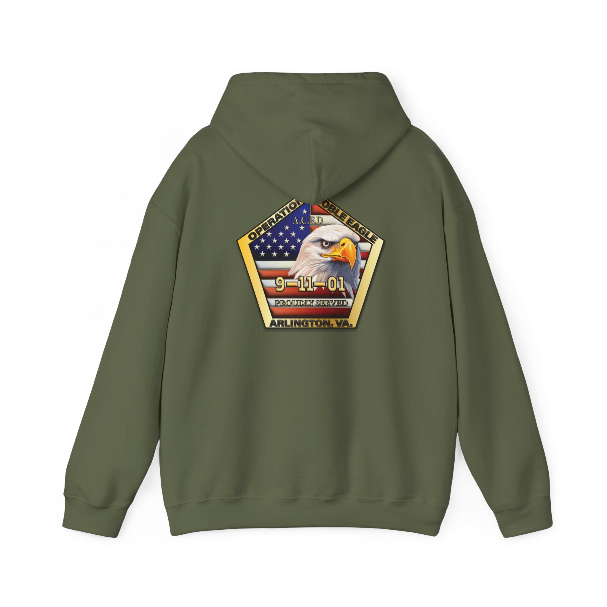 Arlington Badge/Operation Noble Eagle - Gildan Heavy Blend™ Hooded Sweatshirt Unisex -